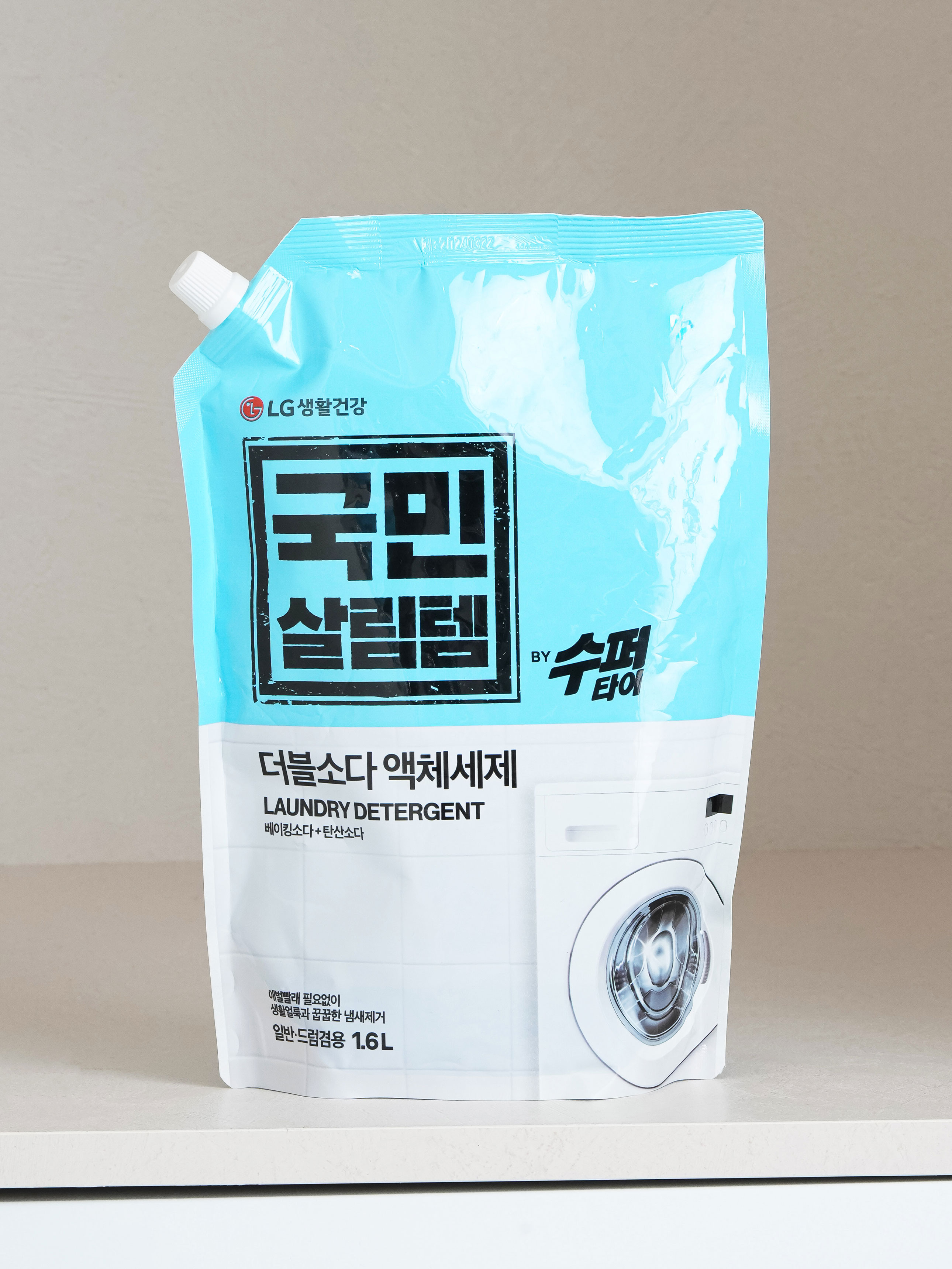 국민살림템 슈퍼타이 액체 세제 1.6 L