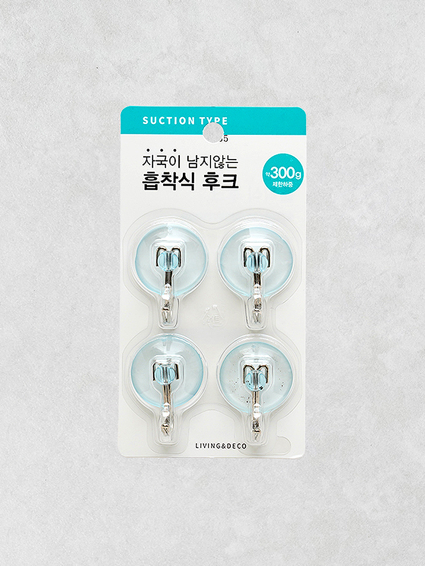 흡착식 원형 후크 4P