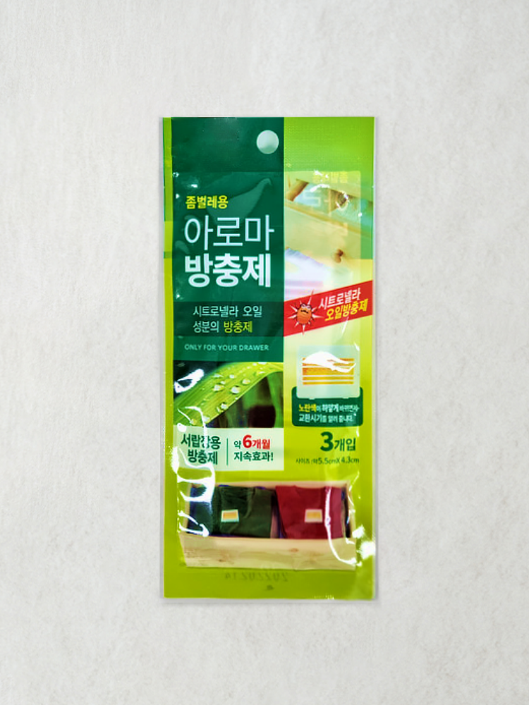 아로마 서랍장용 방충제 3P