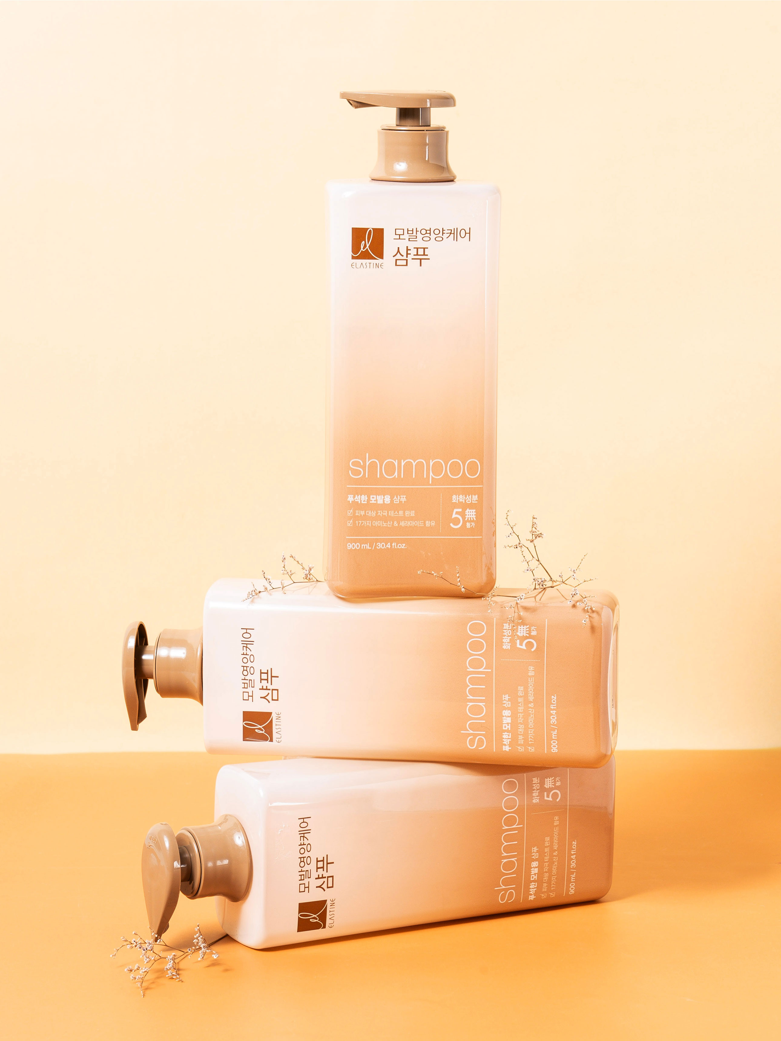 국민뷰티템 엘라스틴 모발 영양 케어 샴푸 900 ml
