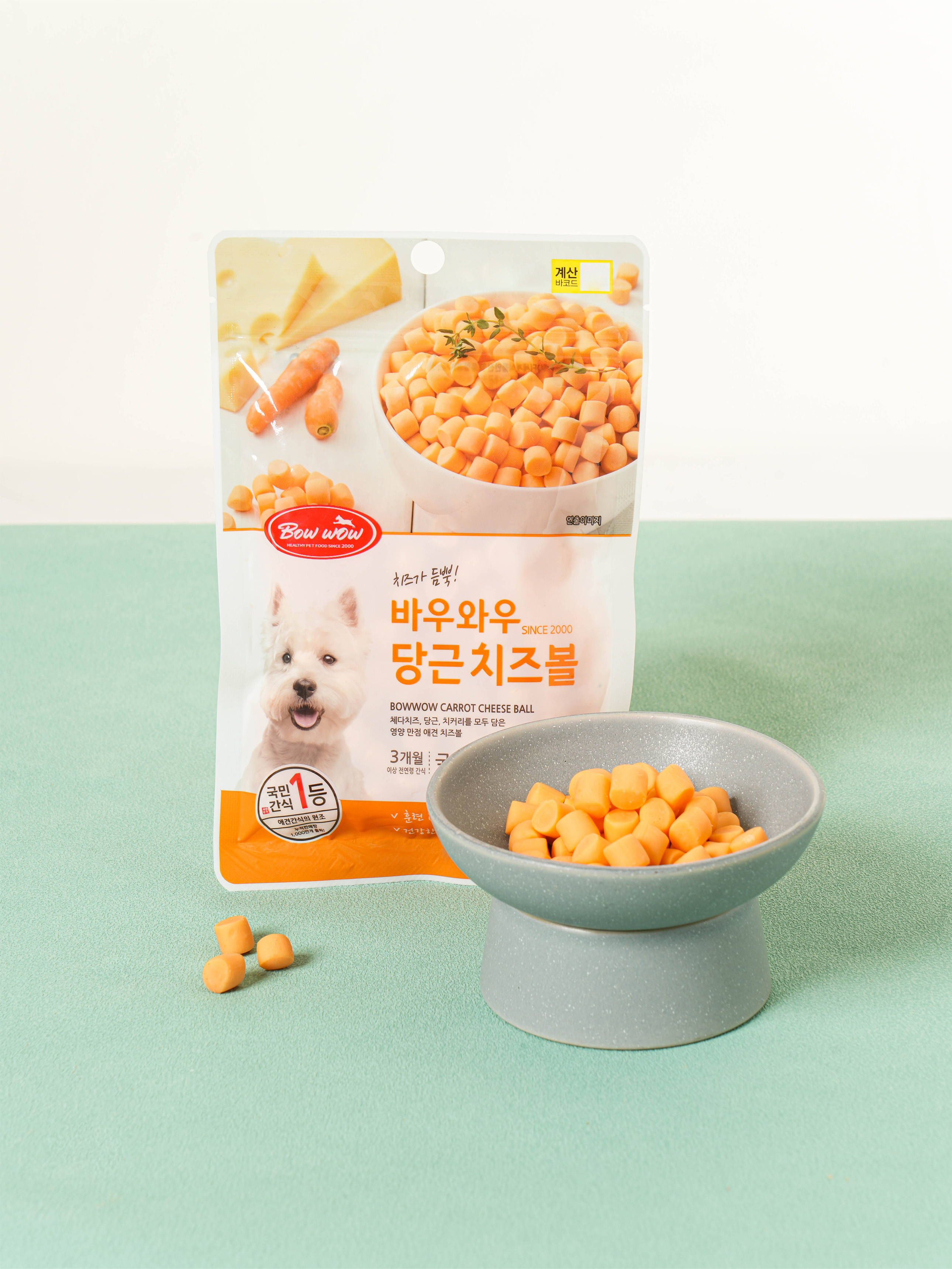 [Pet] Лакомство Bow Wow Морковь и сыр 100 г