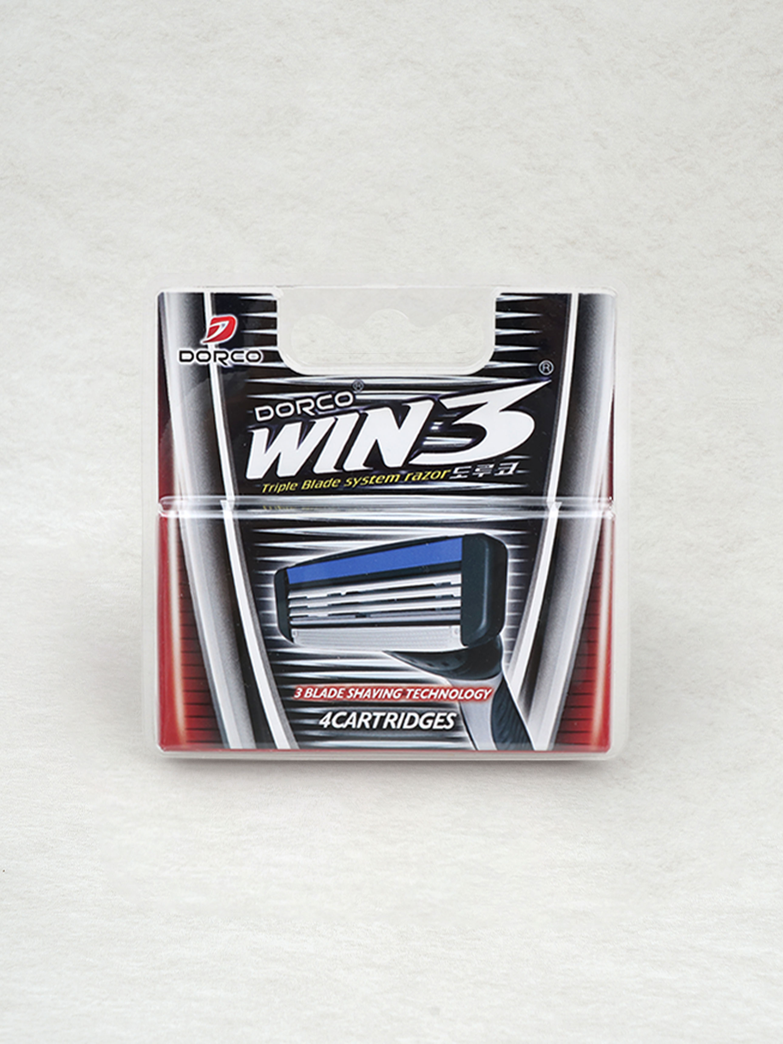 도루코윈3 시스템 3중 면도날 리필형 4P