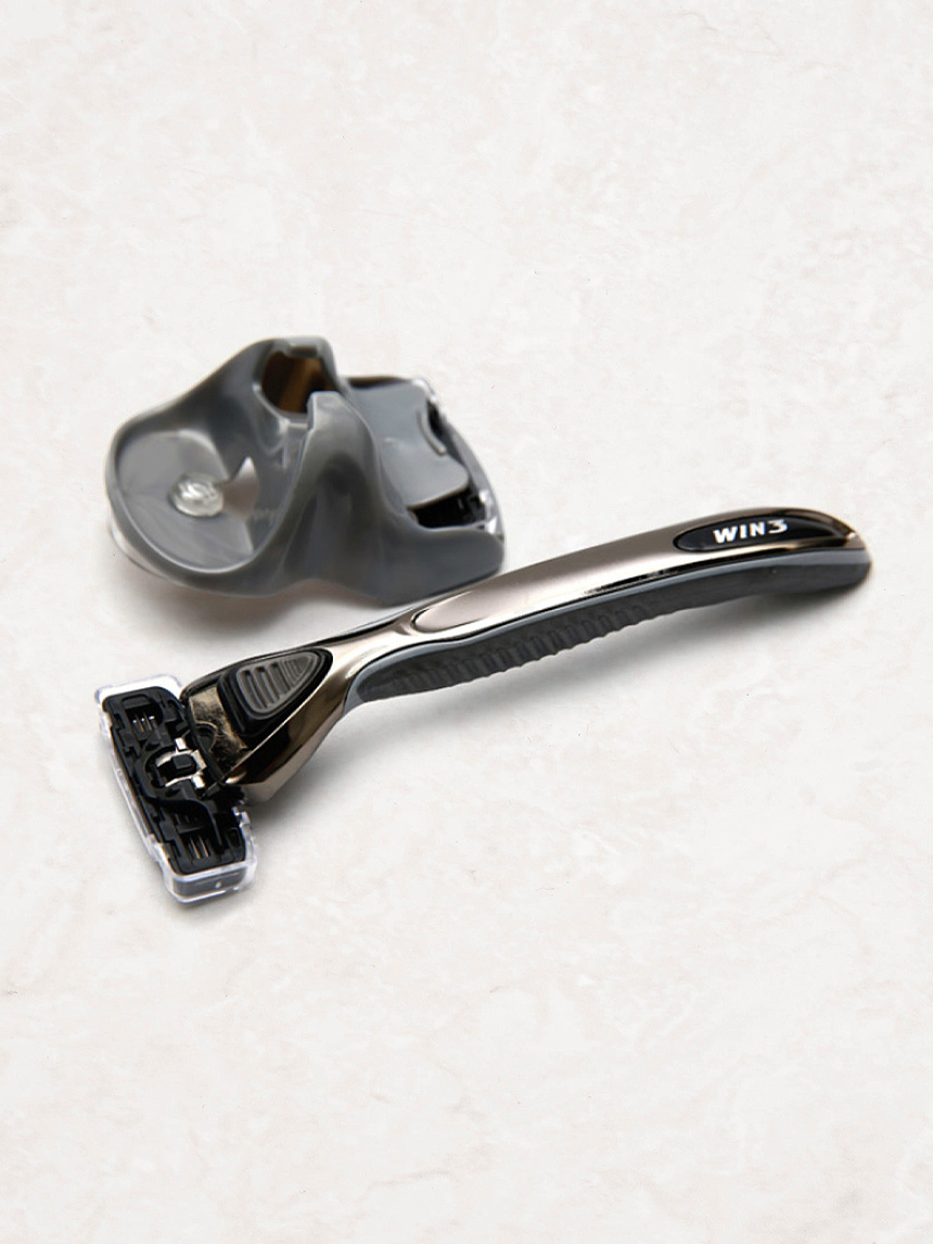 도루코윈3 시스템 면도기 세트