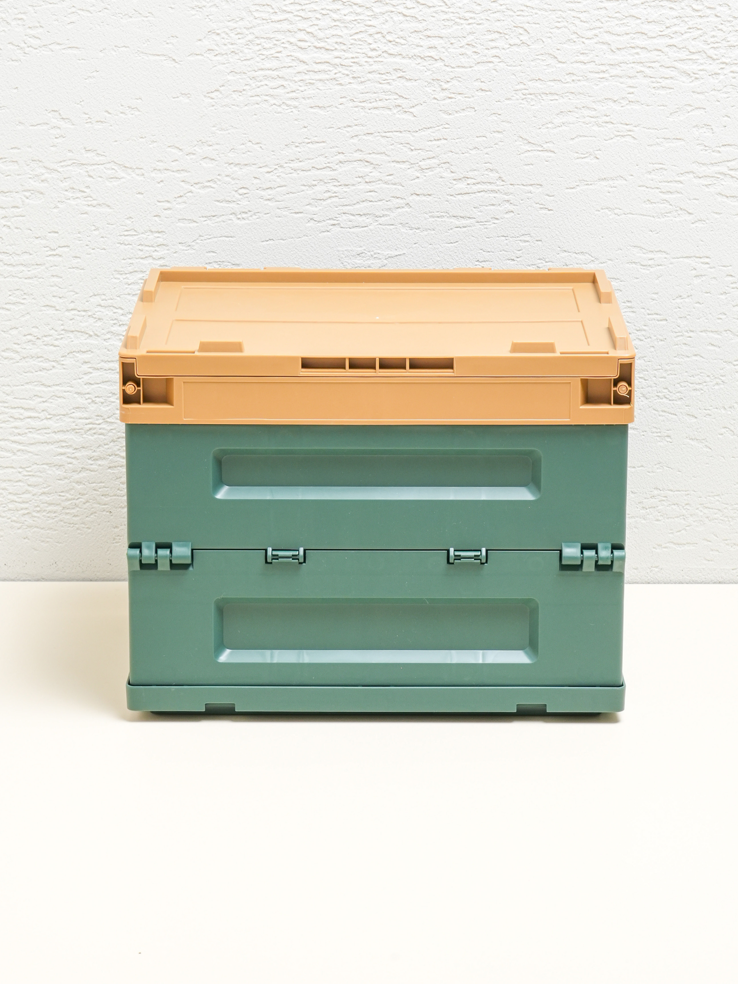 접이식 폴딩 박스 36 X 26 X 27 cm 브라운＆그린