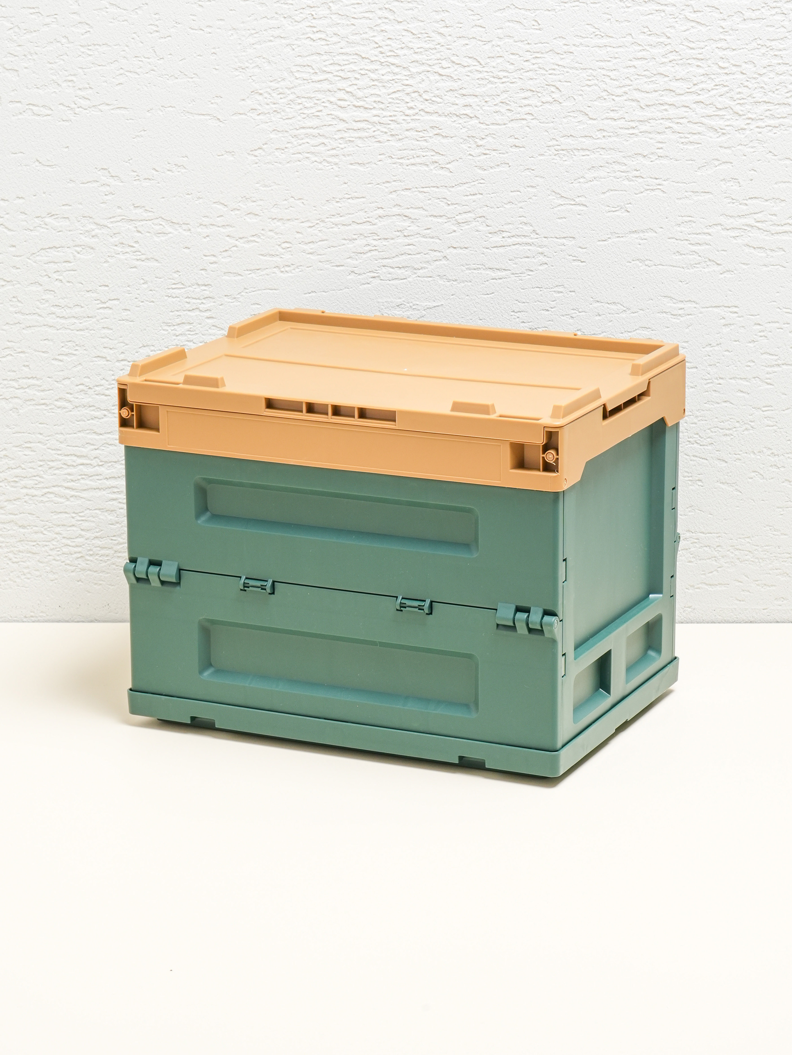 접이식 폴딩 박스 36 X 26 X 27 cm 브라운＆그린