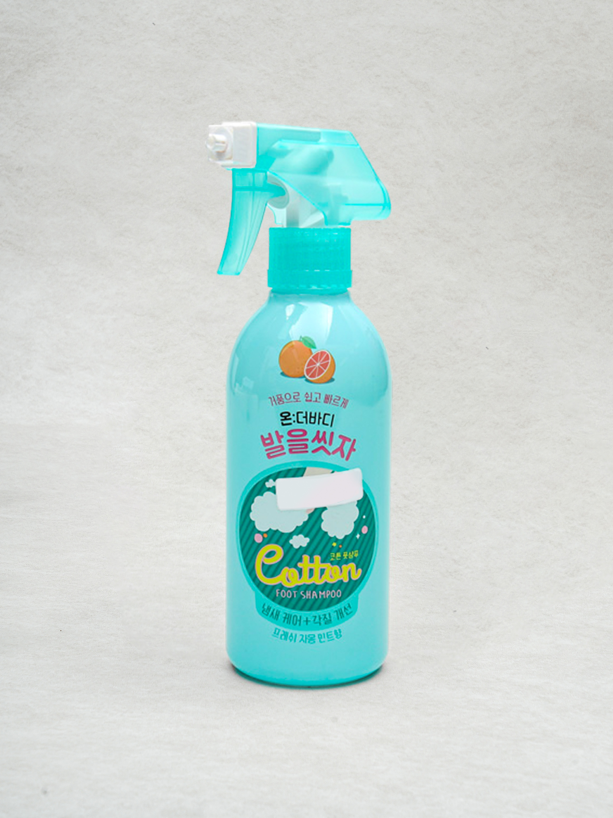 온더바디 코튼풋샴푸 자몽향 385 ml