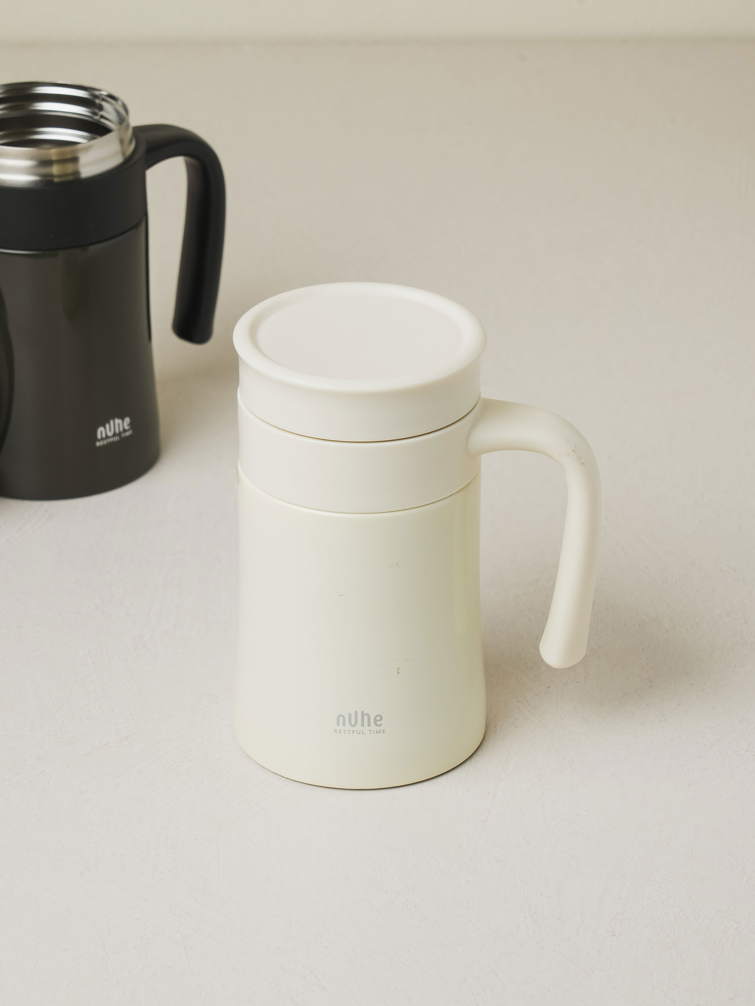 보온 손잡이 머그컵 350ml