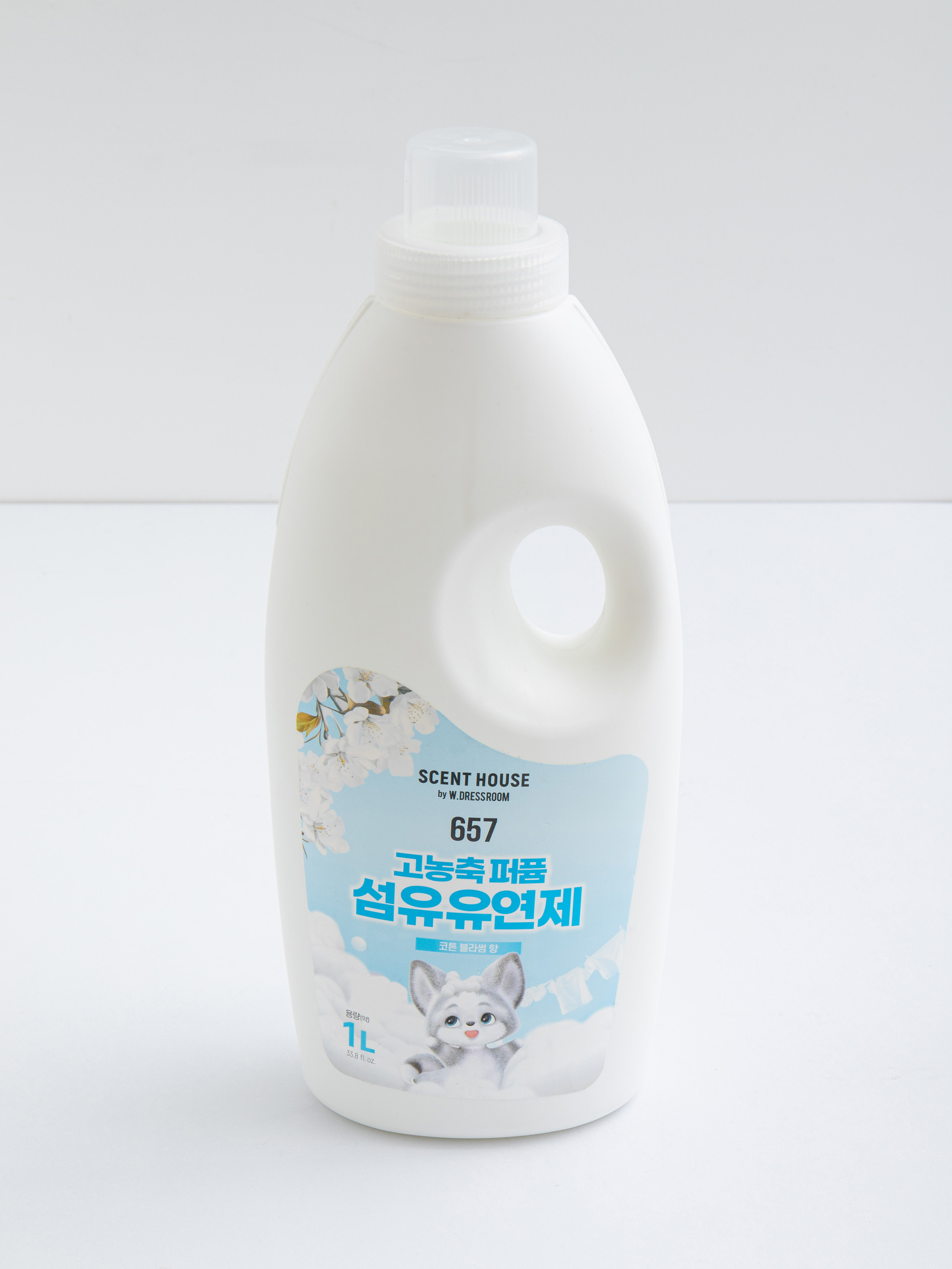 더블유드레스룸 고농축 섬유 유연제 1000 ml 코튼블라썸 향