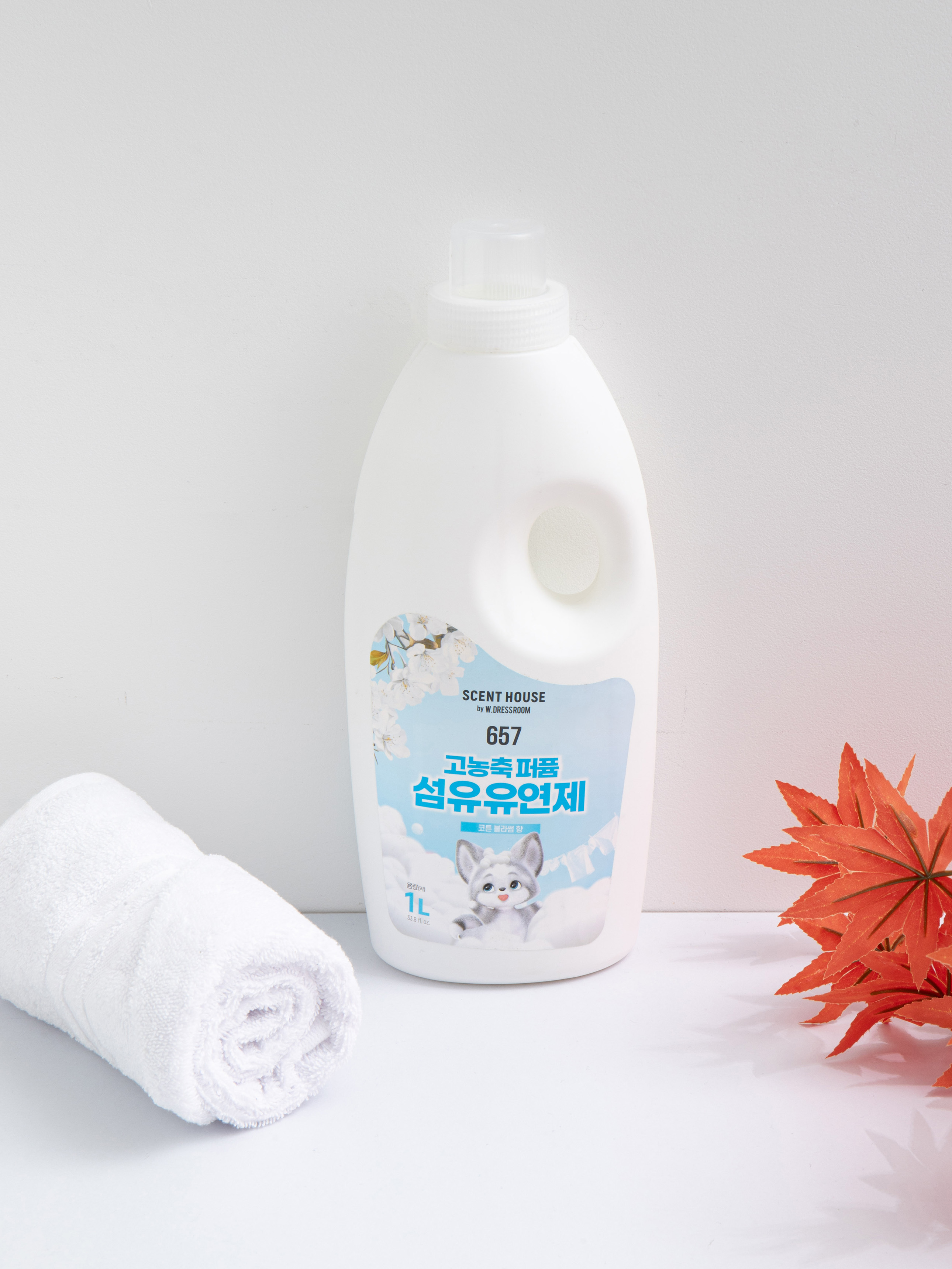 더블유드레스룸 고농축 섬유 유연제 1000 ml 코튼블라썸 향
