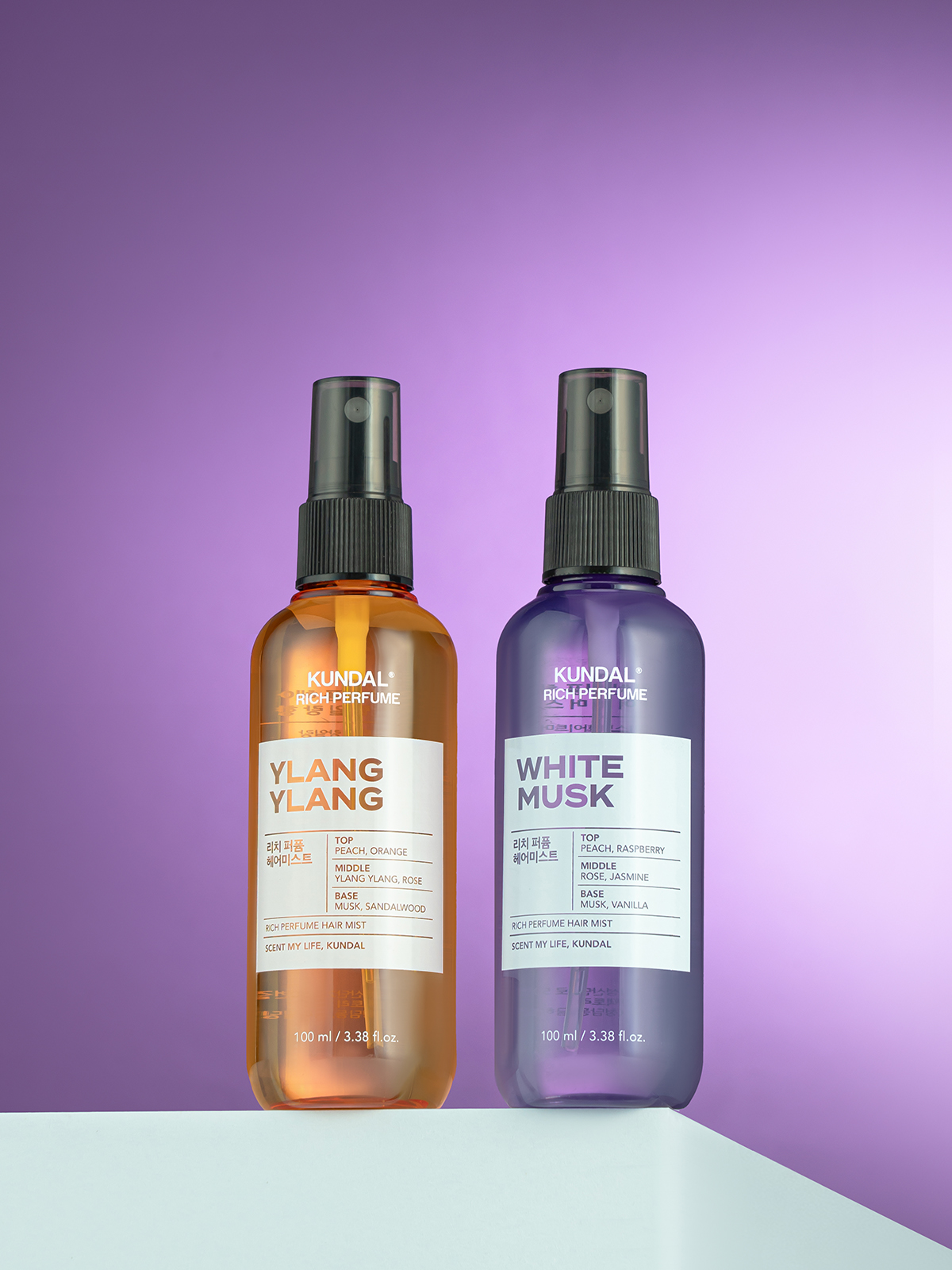 쿤달 리치 퍼퓸 헤어 미스트 100 ml 화이트머스크