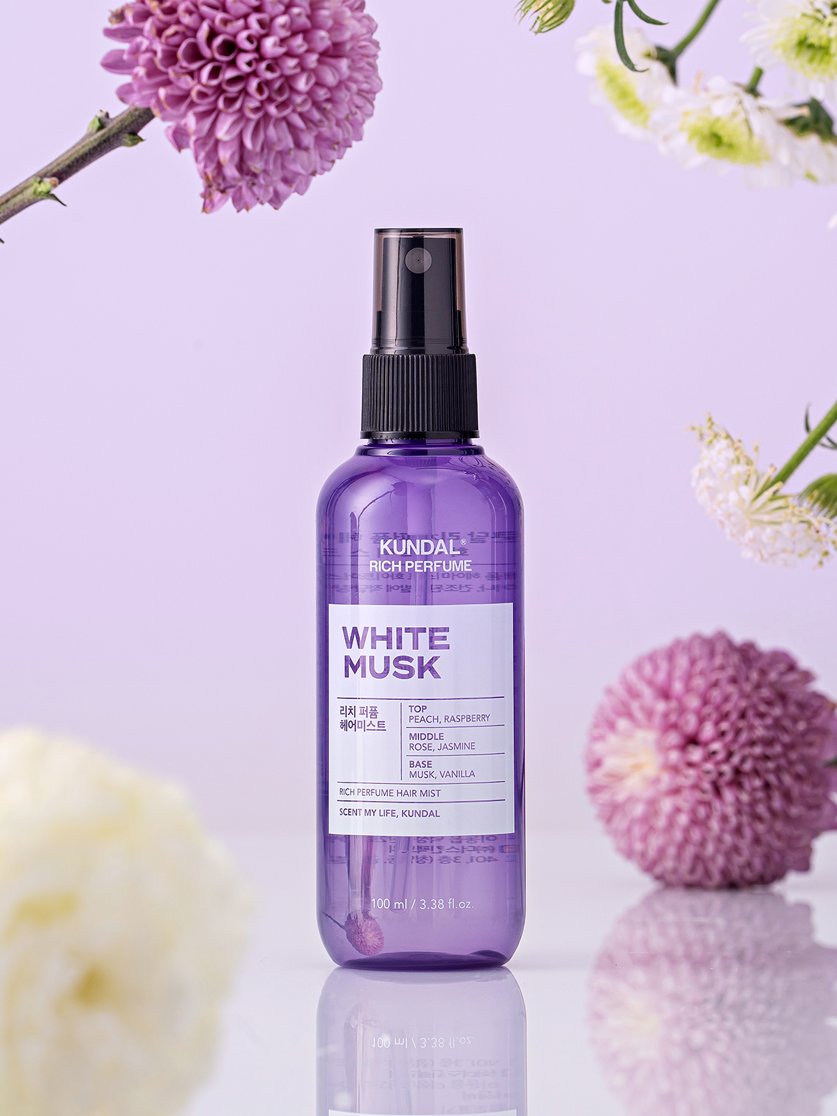 쿤달 리치 퍼퓸 헤어 미스트 100 ml 화이트머스크