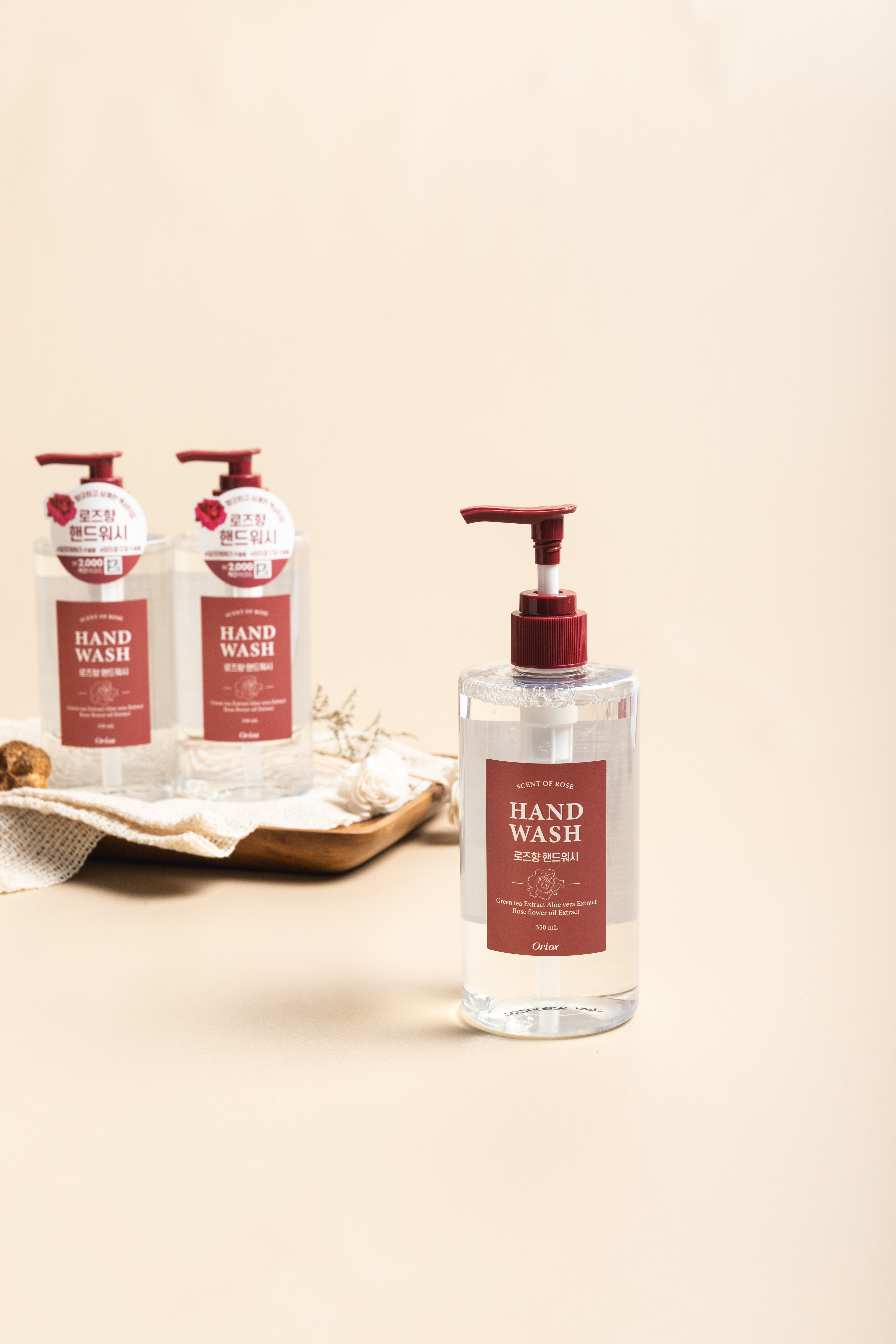 오릭스 퍼퓸 핸드워시 350 ml 로즈 향