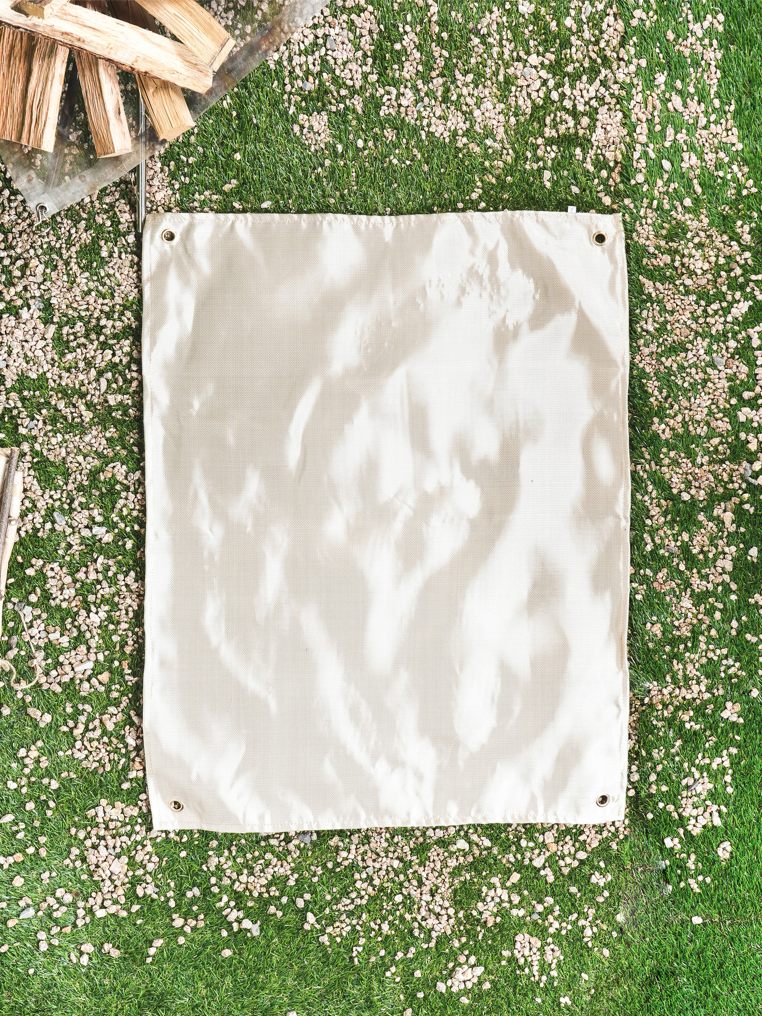 캠핑 방염 매트 60 X 80 cm
