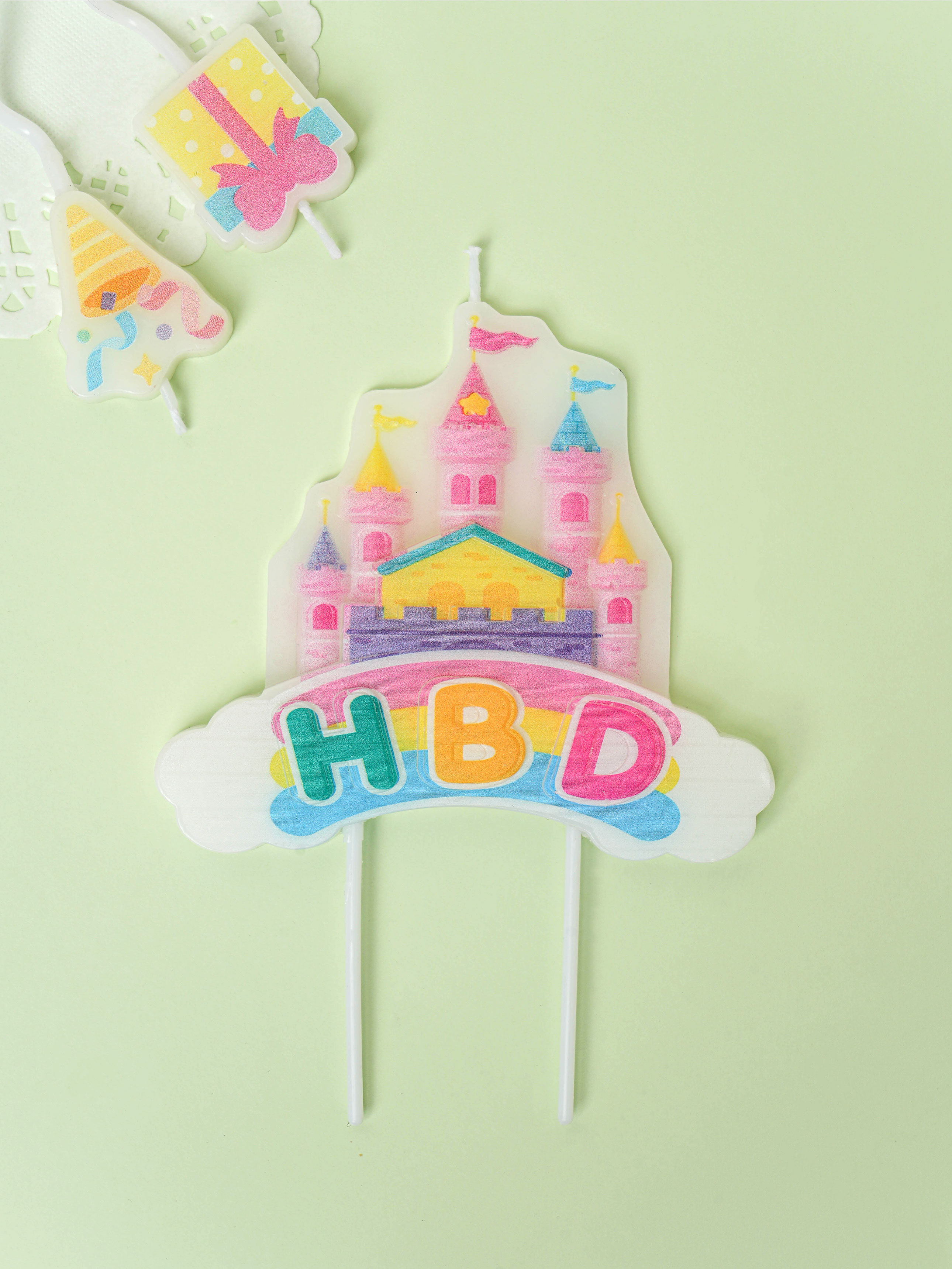 캐슬 생일 캔들 세트 3개입