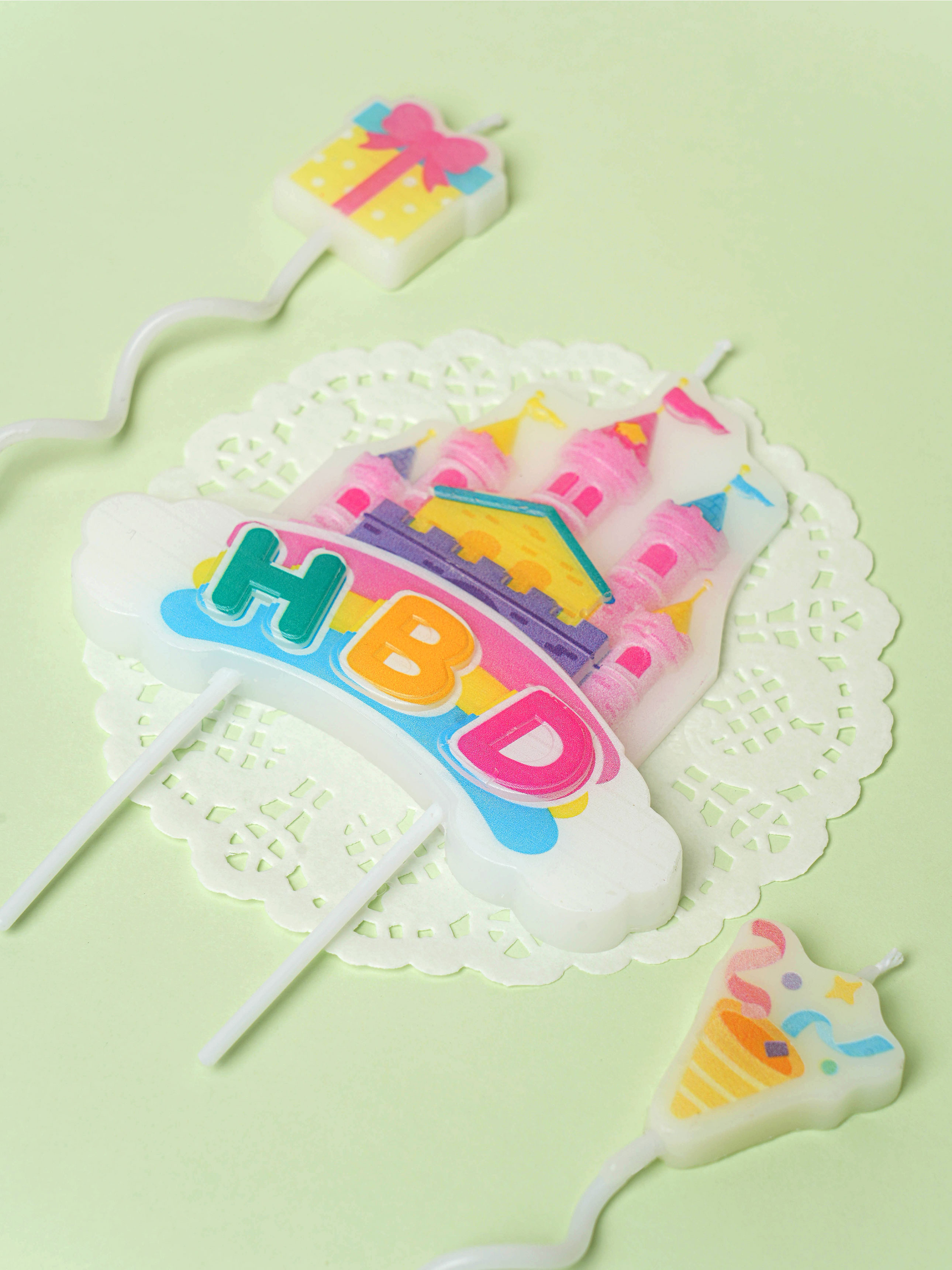 캐슬 생일 캔들 세트 3개입