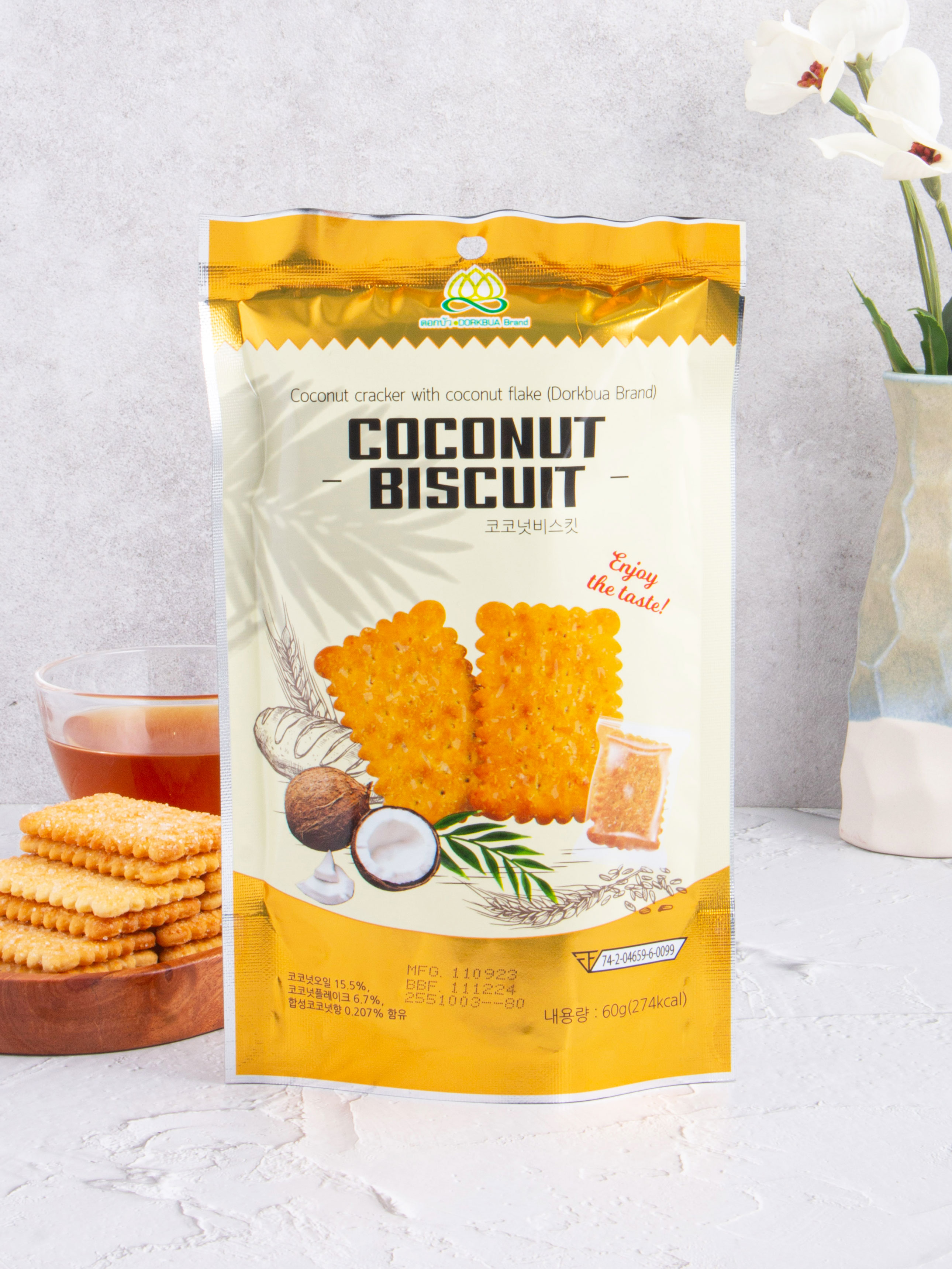 다이소 코코넛 비스킷 60 g