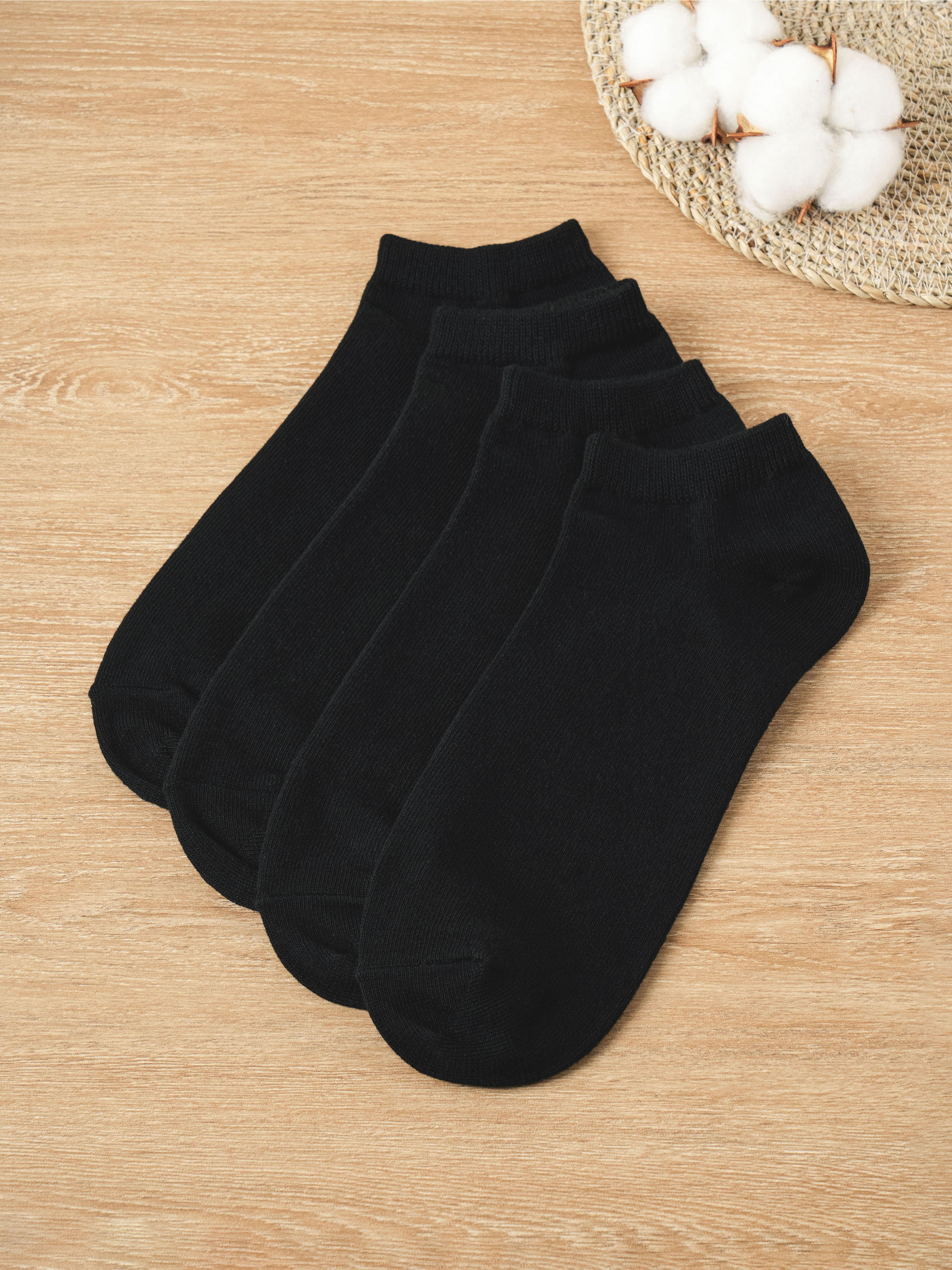 Мужские короткие носки Kikiyasocks черные