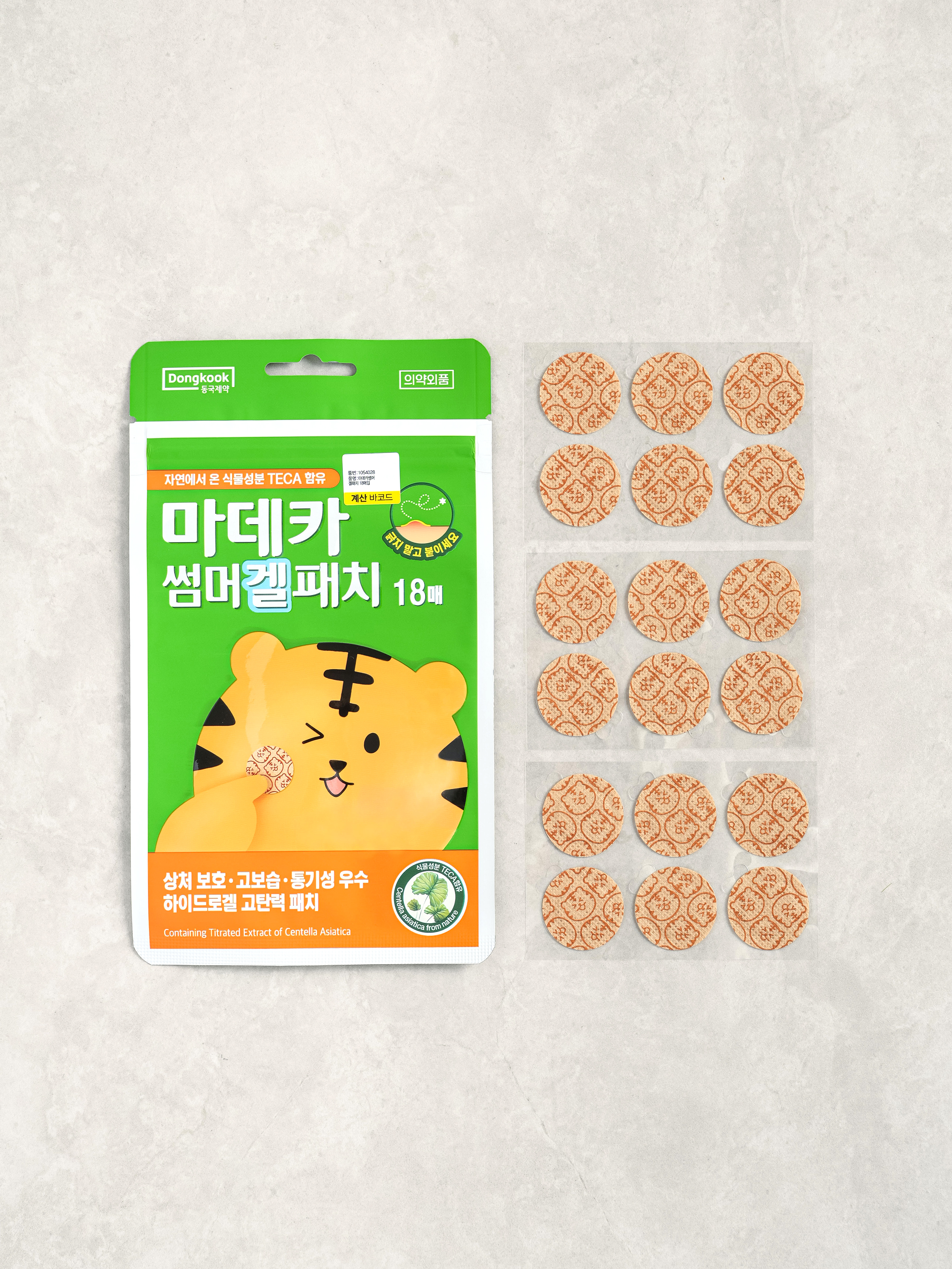 마데카 썸머 겔 패치 18매입