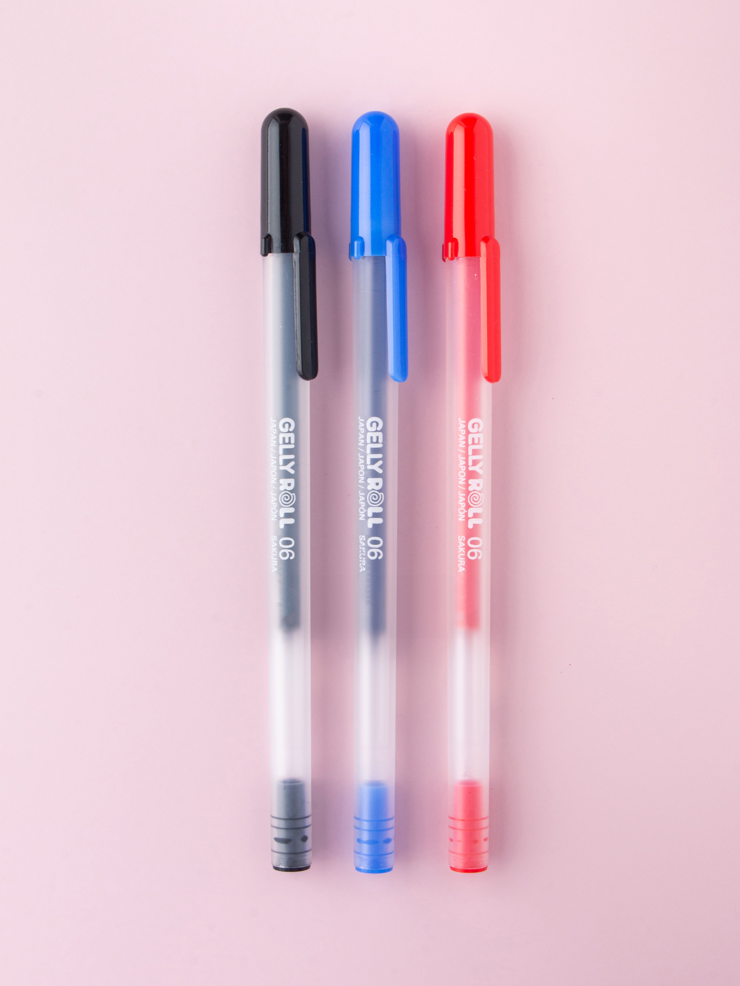 Ручки гелевые Sakura Gelly Roll Fine 0.6 мм, 3 шт.
