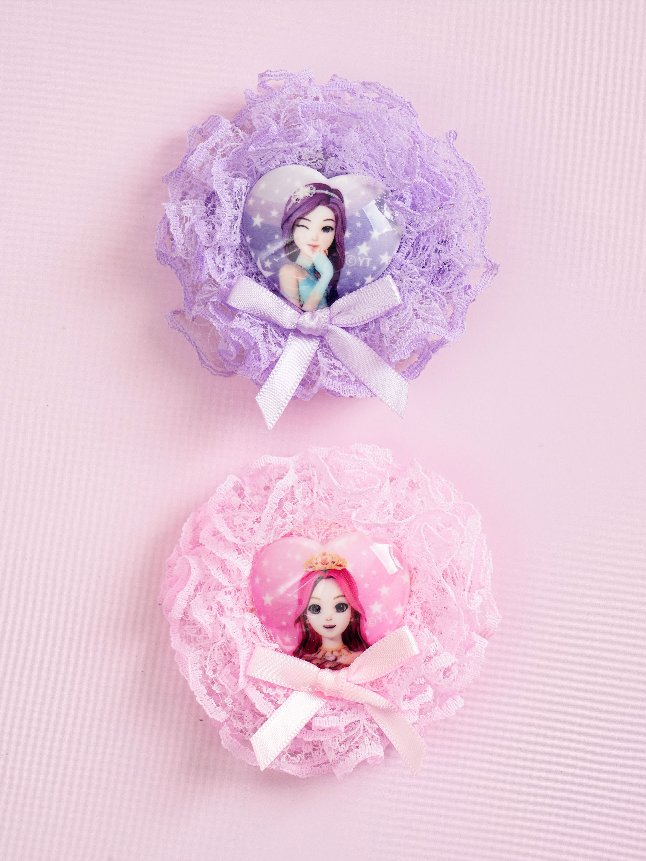 시크릿쥬쥬 레이스 집게핀