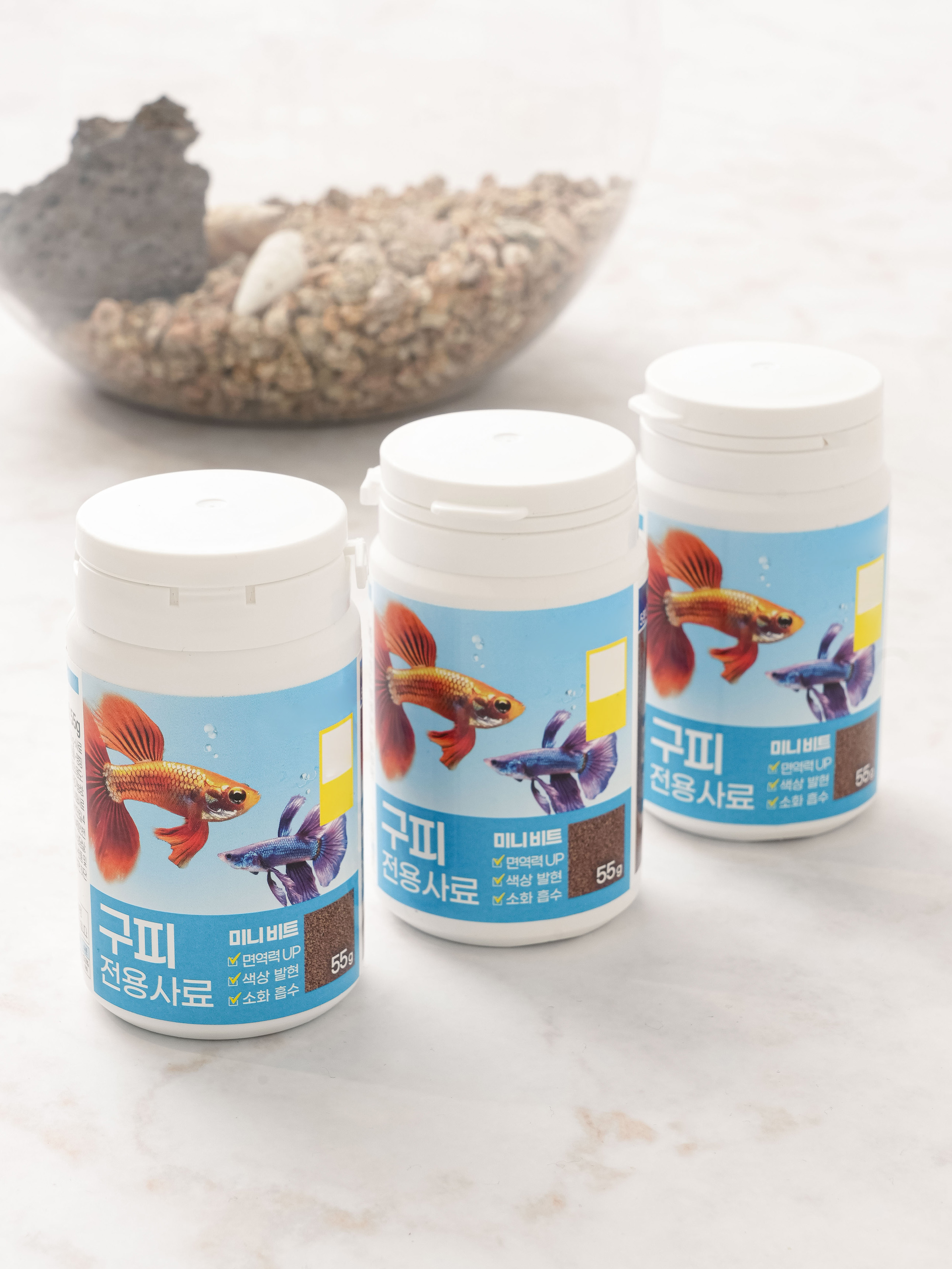 [펫] 구피 전용 미니 비트 사료 55 g