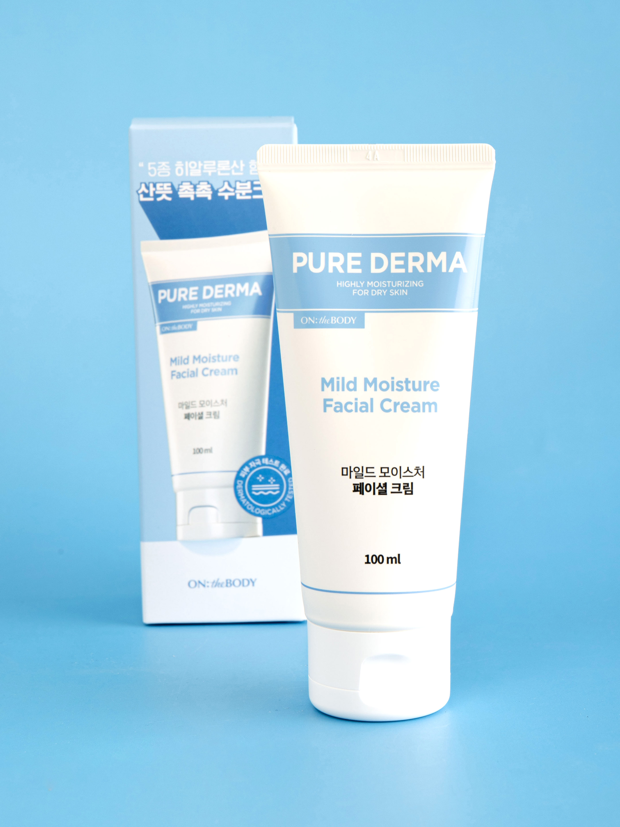 온더바디 퓨어더마 마일드 모이스처 페이셜 크림 100 ml