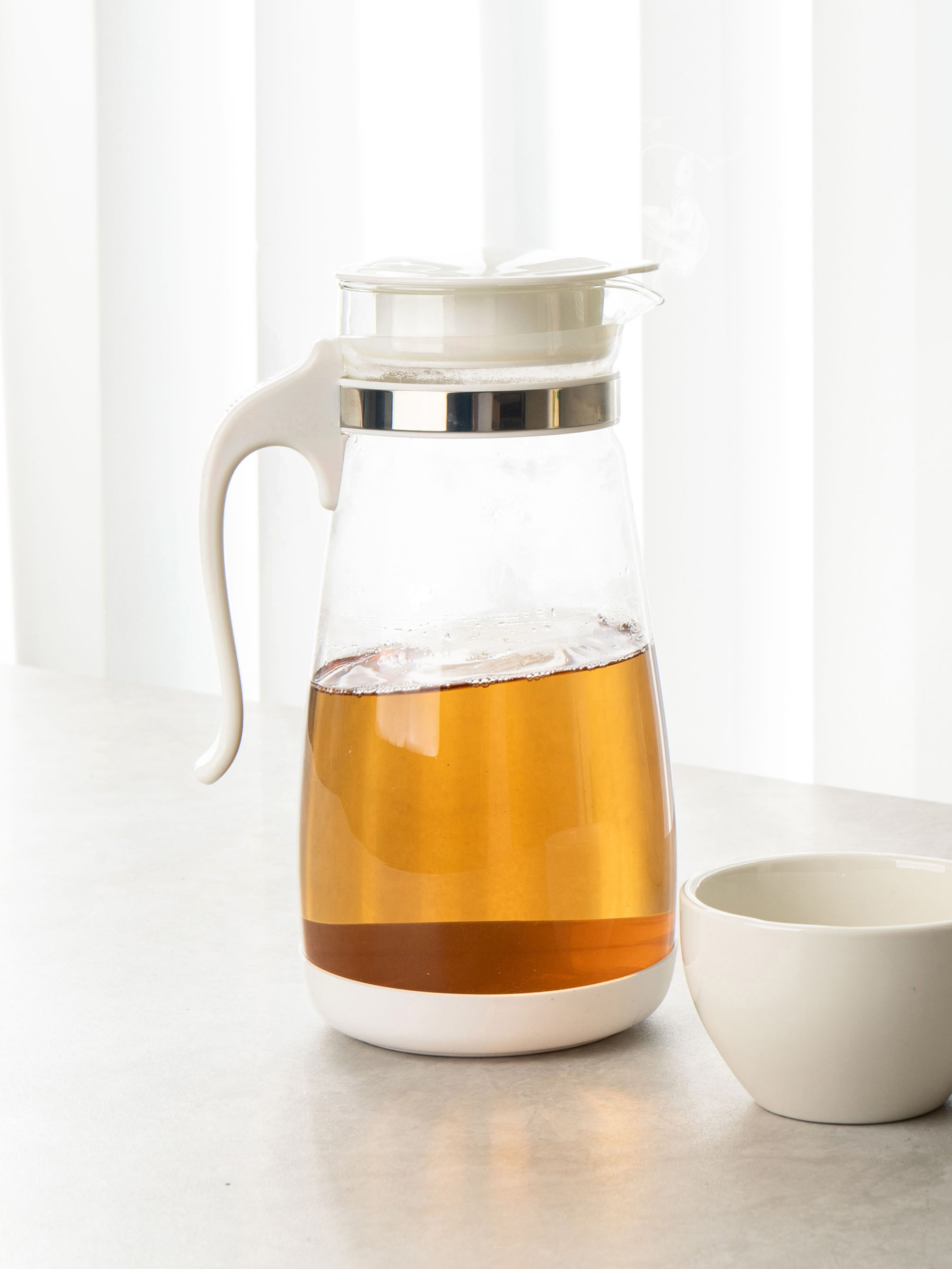 손잡이 내열 유리 물병 1.5 L