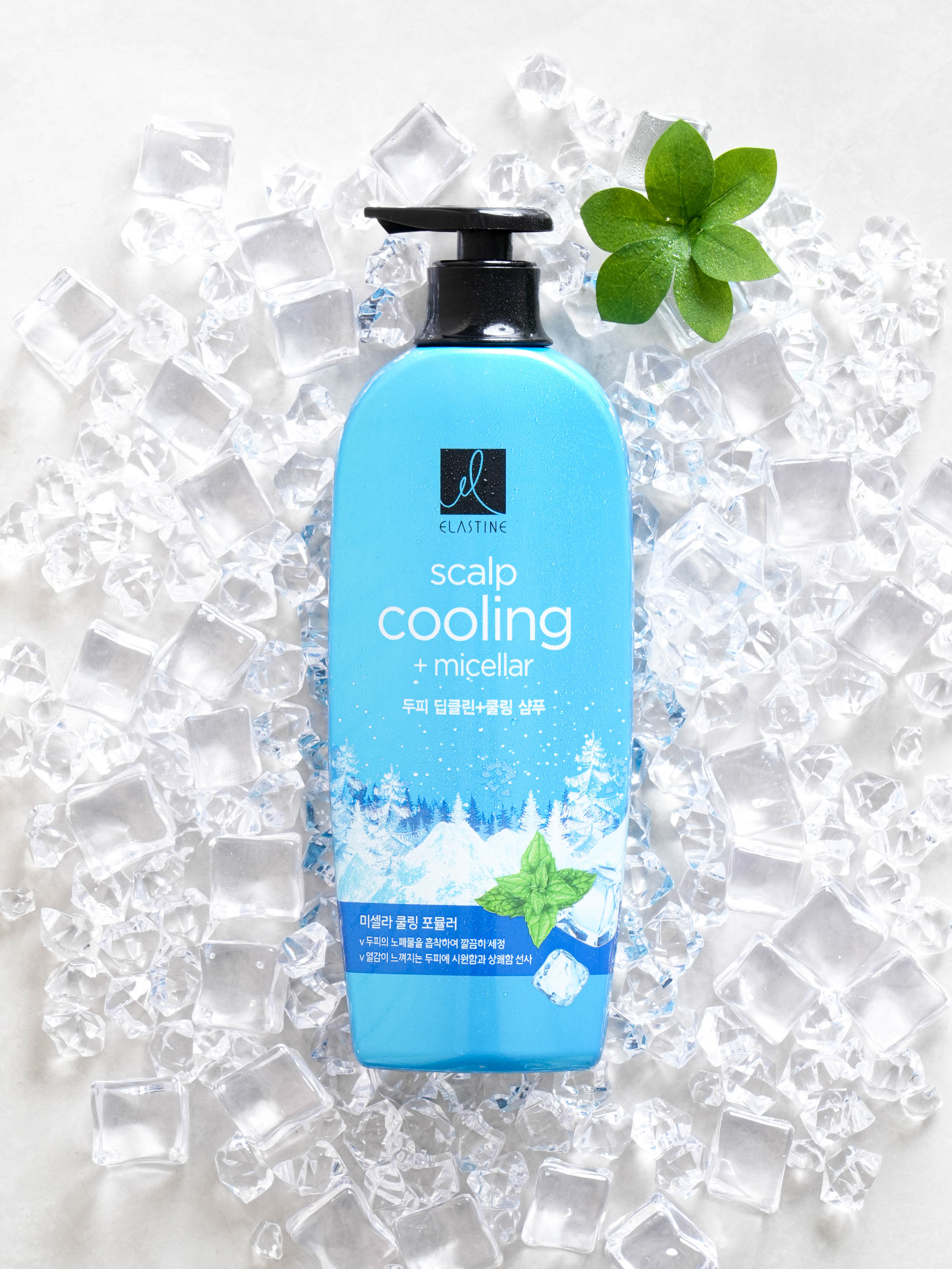 엘라스틴 두피딥클렌징+쿨링샴푸 680ml