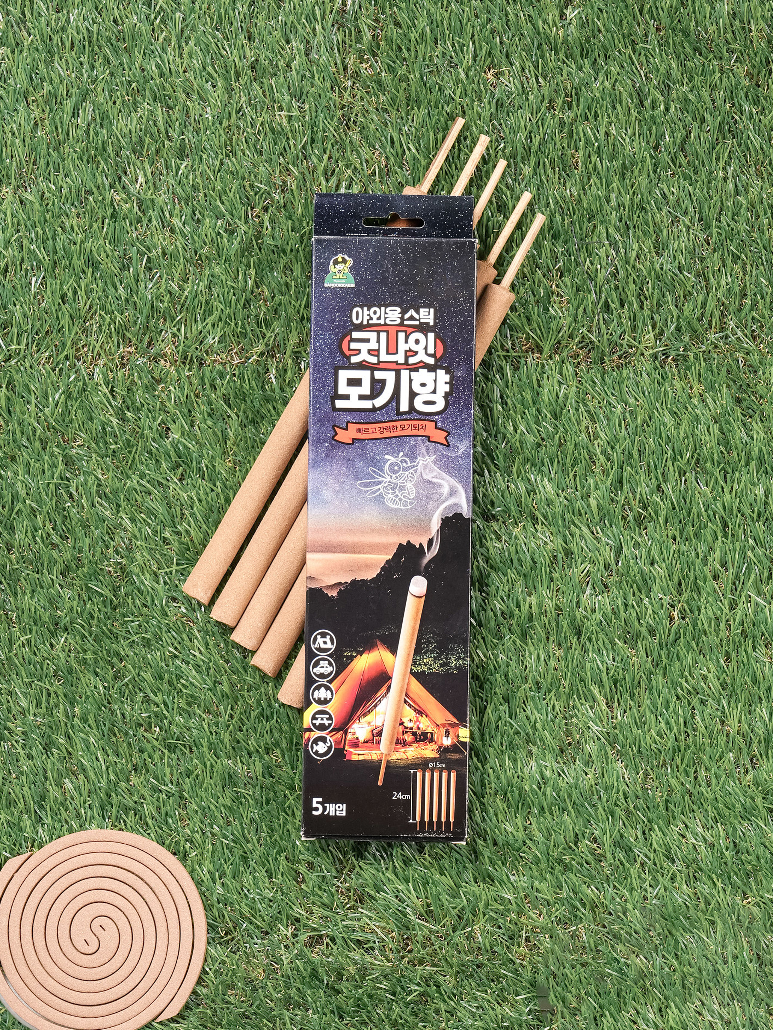 야외용 모기 스틱 5개입