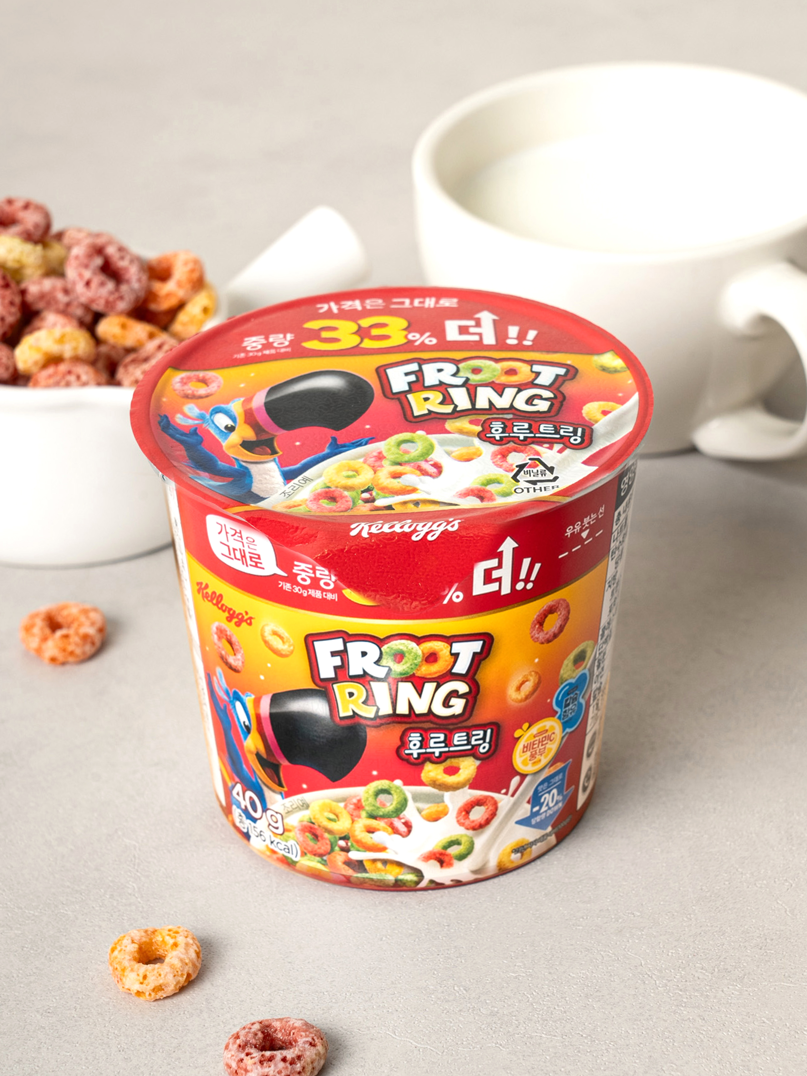 농심 후르트링 컵 40 g