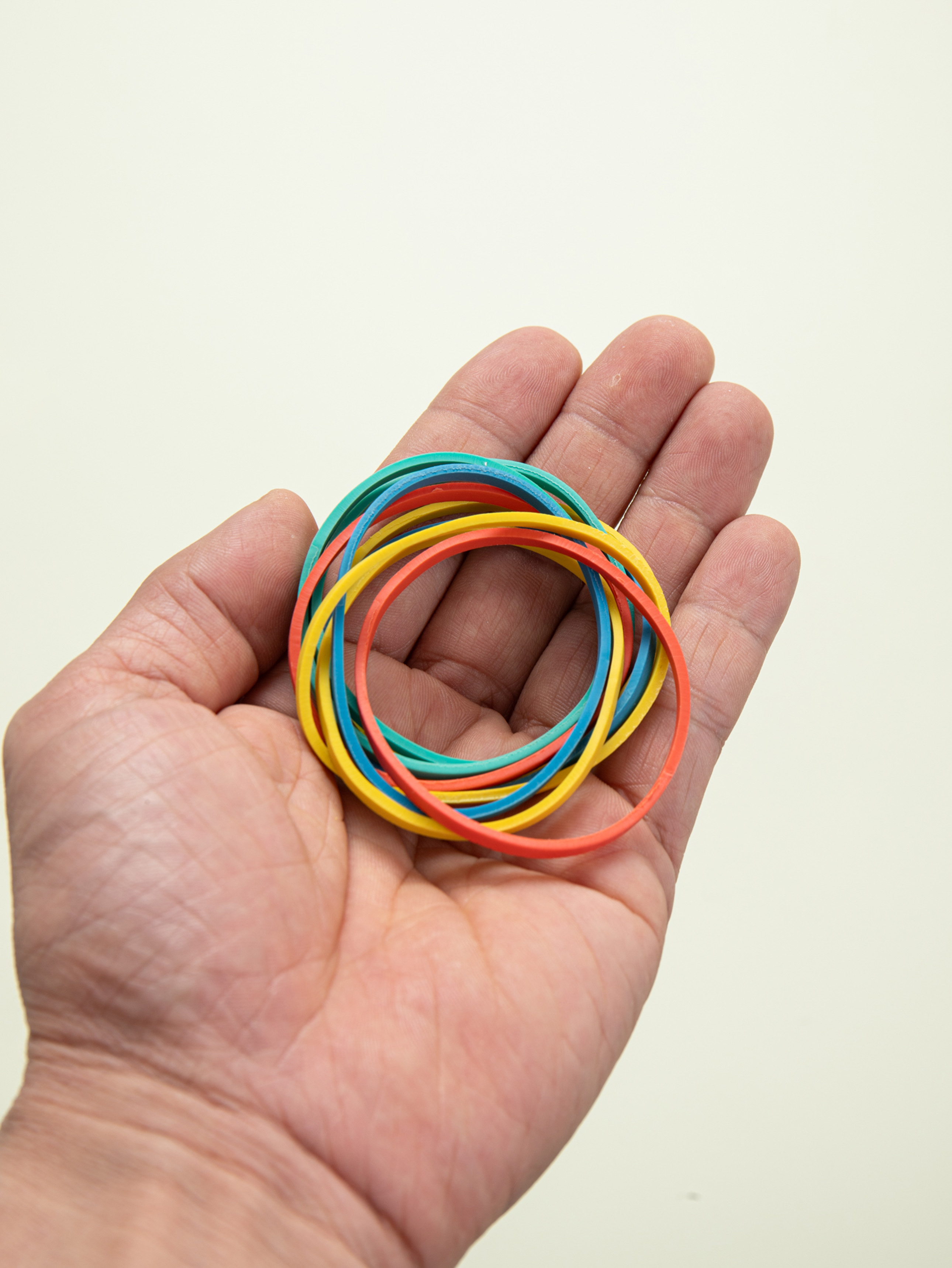 컬러 고무줄 80 X 3 mm 60개입