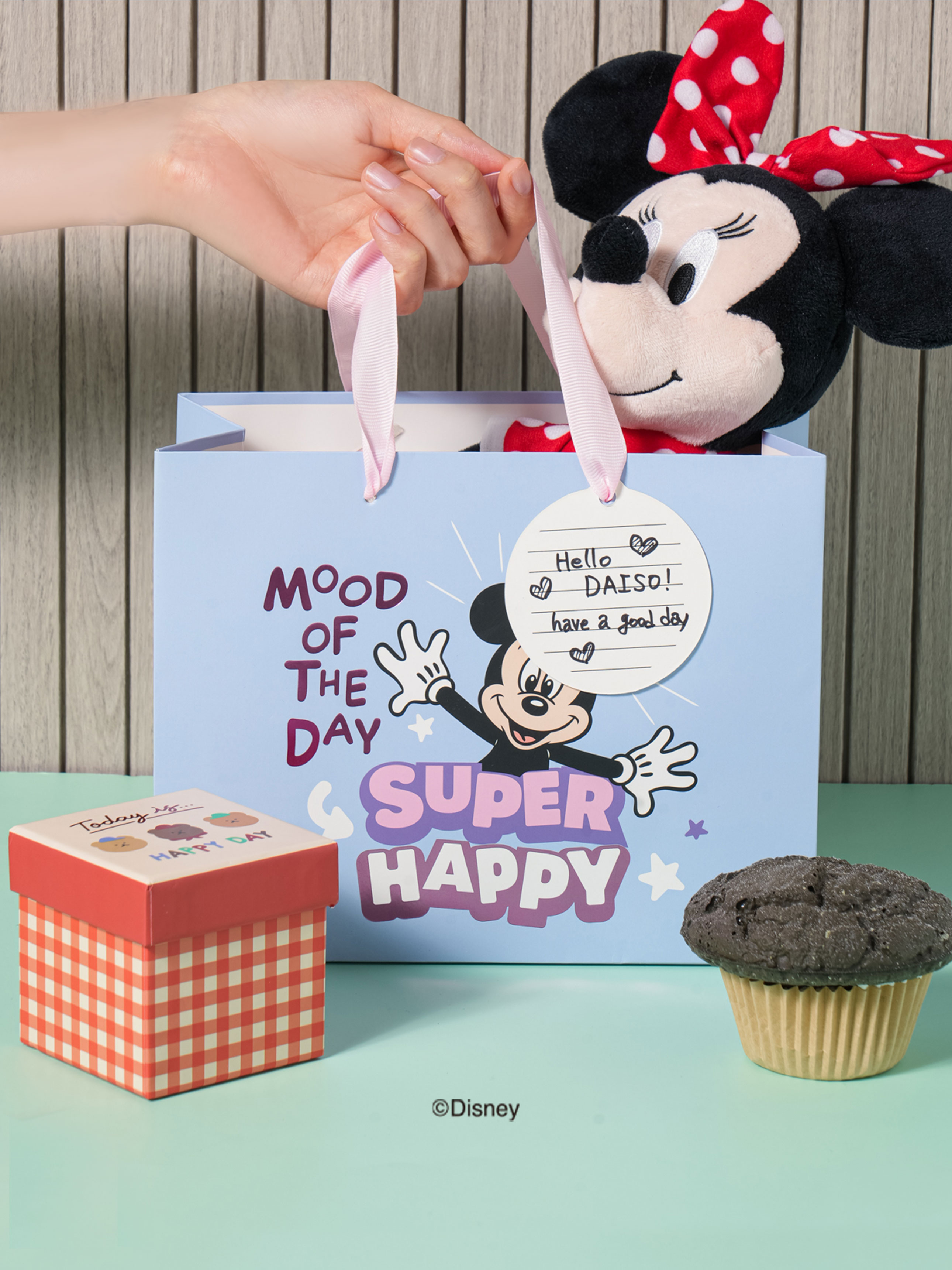 Disney Mickey Friends мини-пакет для открытки розовый