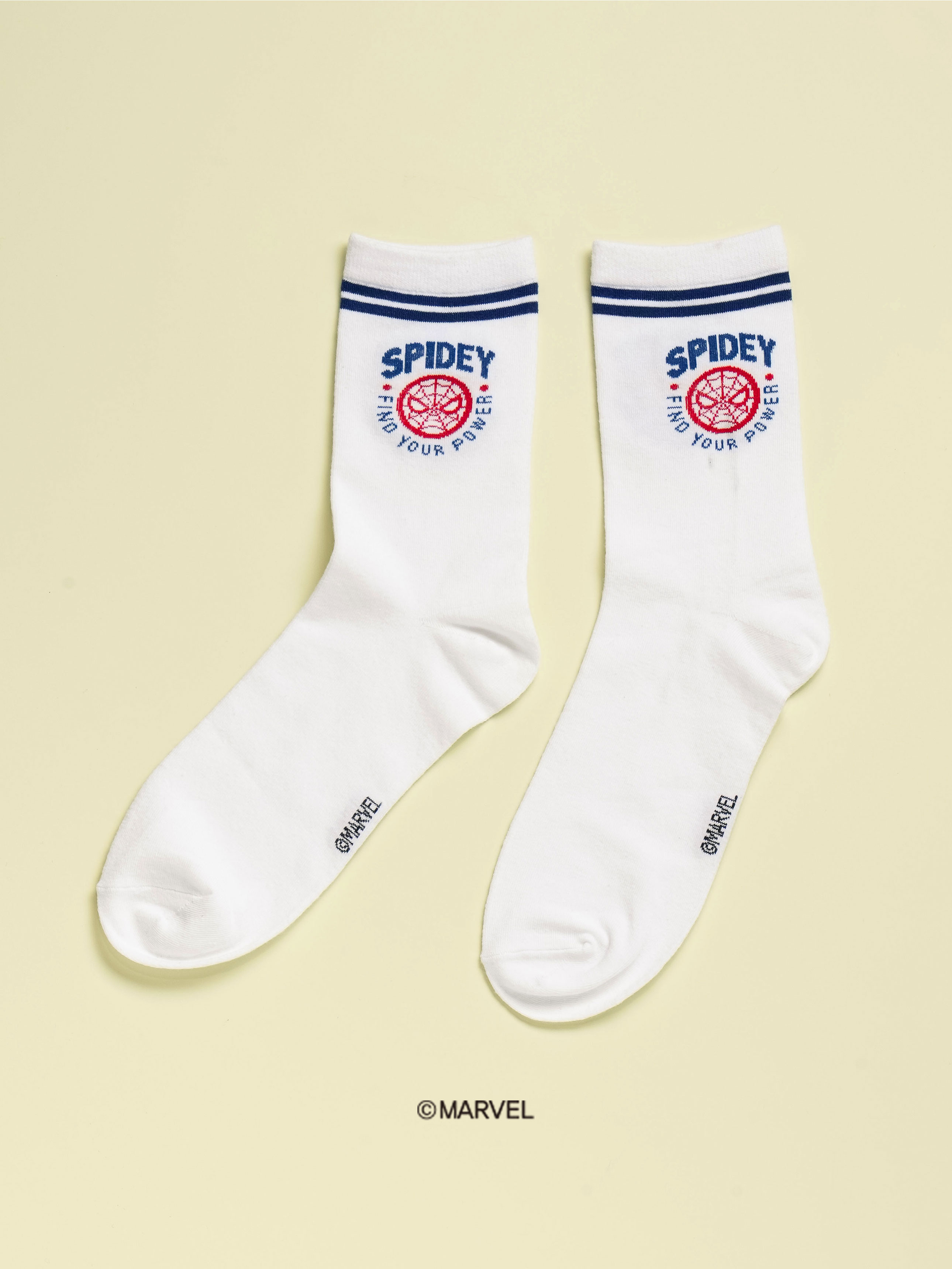 마블 캐릭터 남성 장목 양말