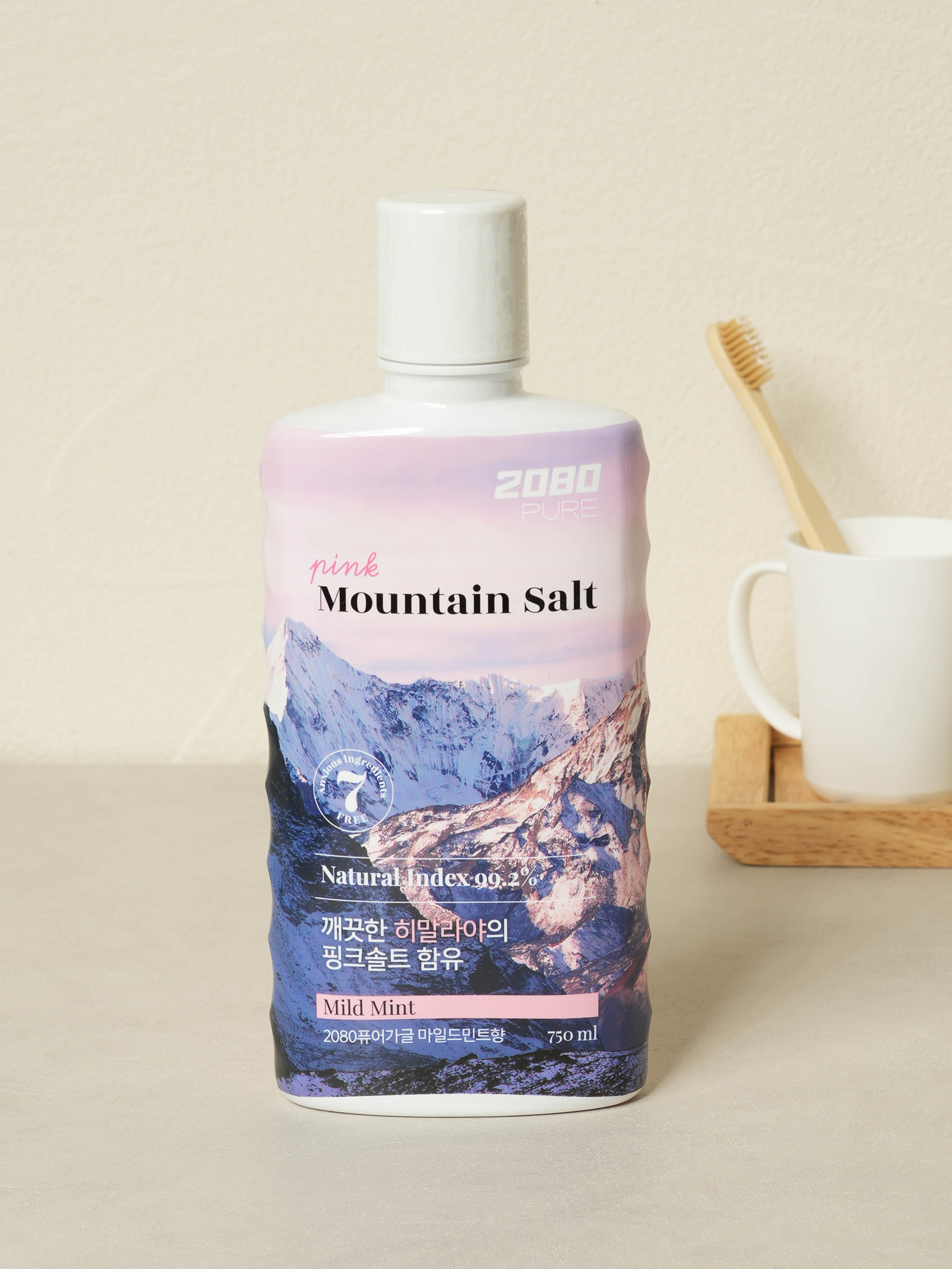 2080 핑크솔트 가글 750 ml