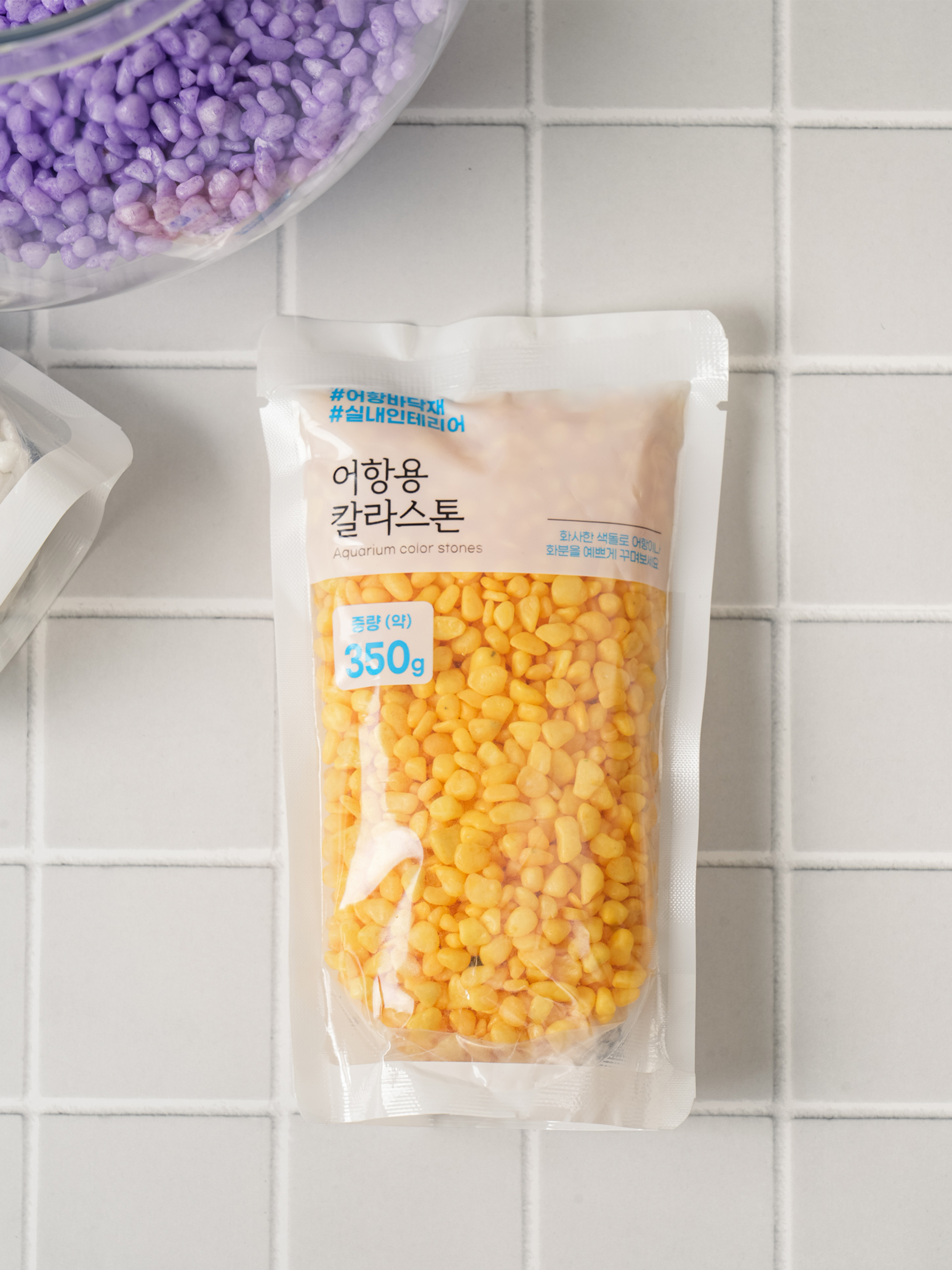 [펫] 어항용 칼라스톤 350g
