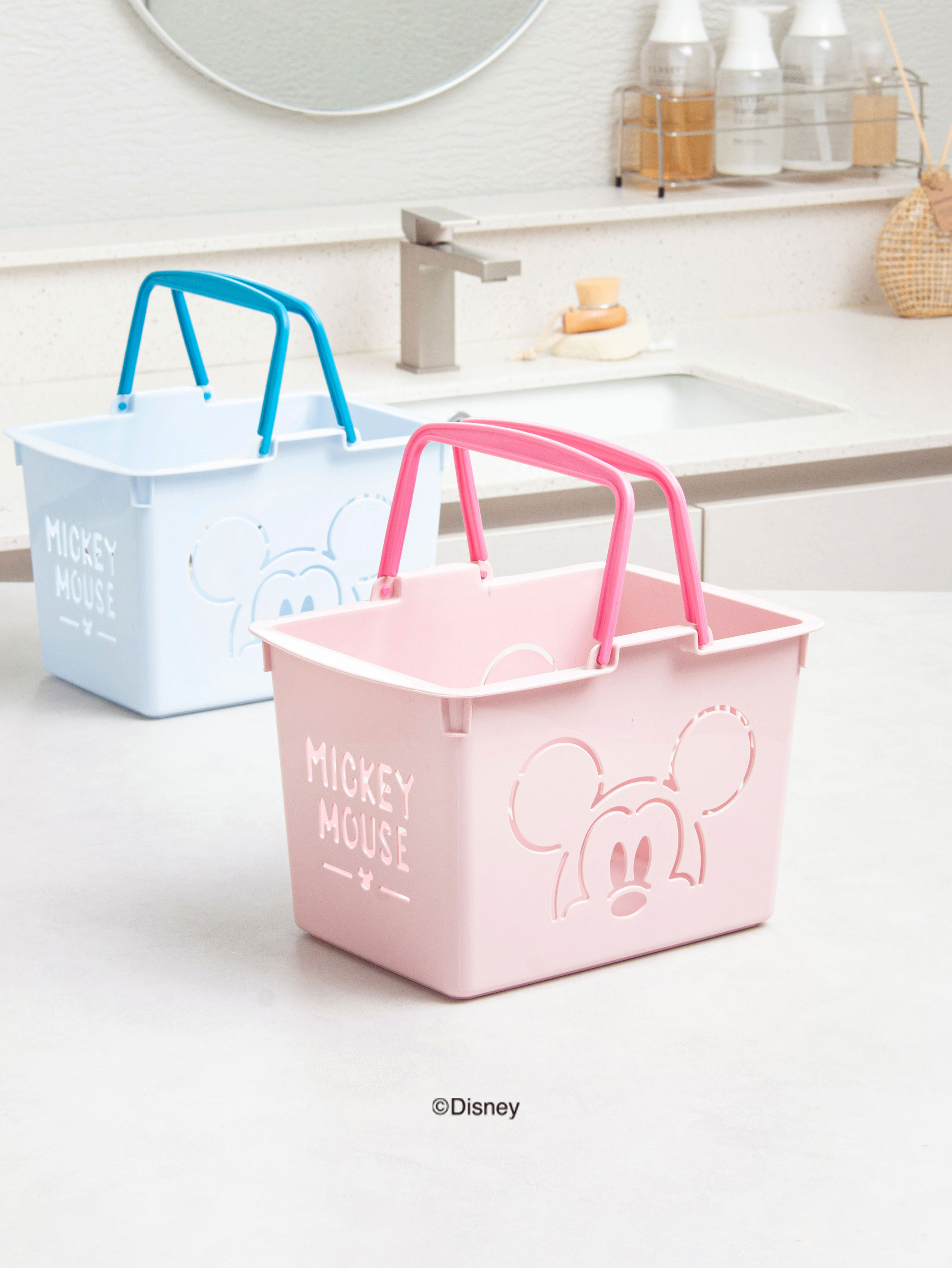 디즈니 욕실 목욕 바구니