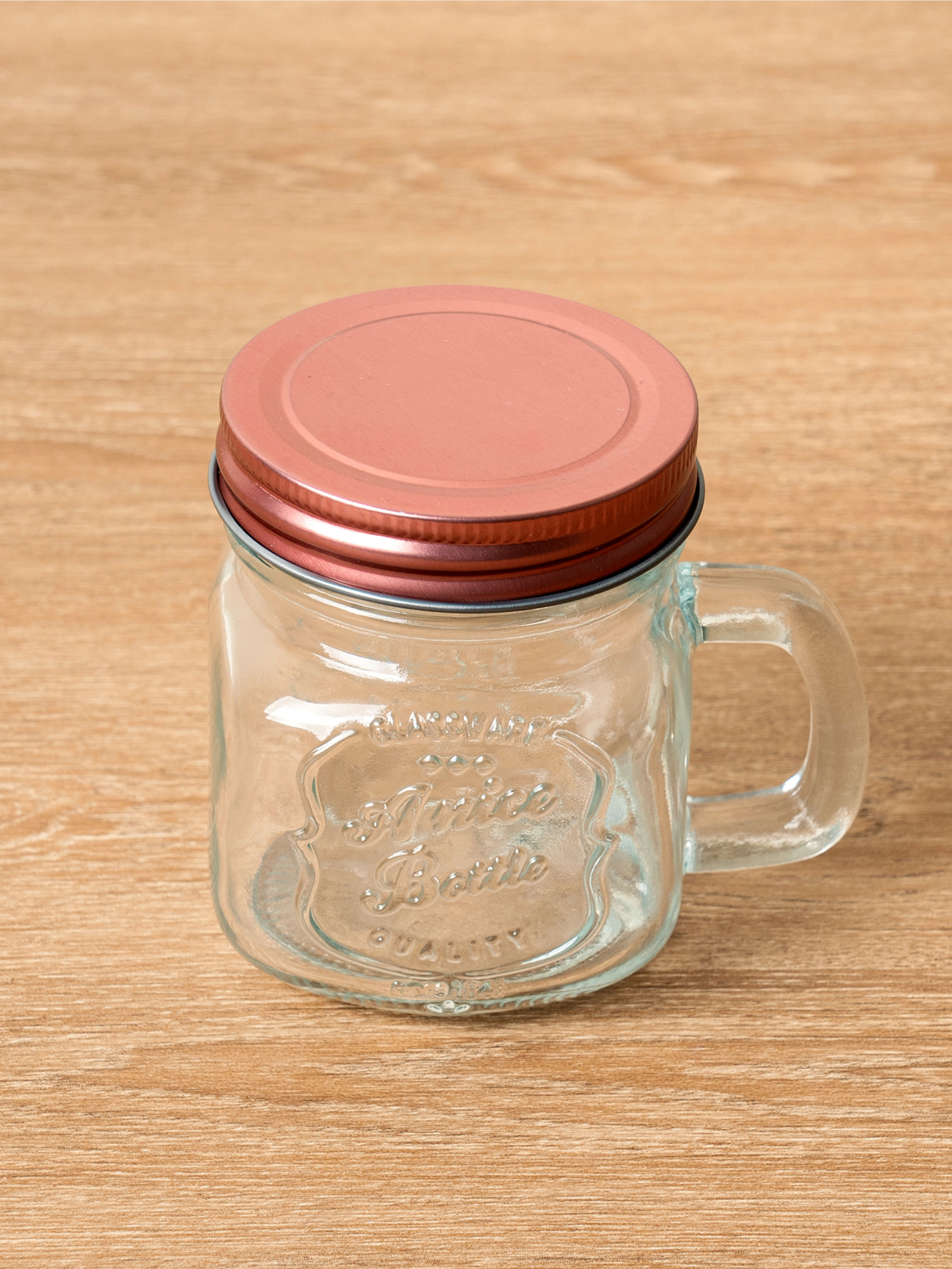 손잡이유리저장용기(약250 ml)
