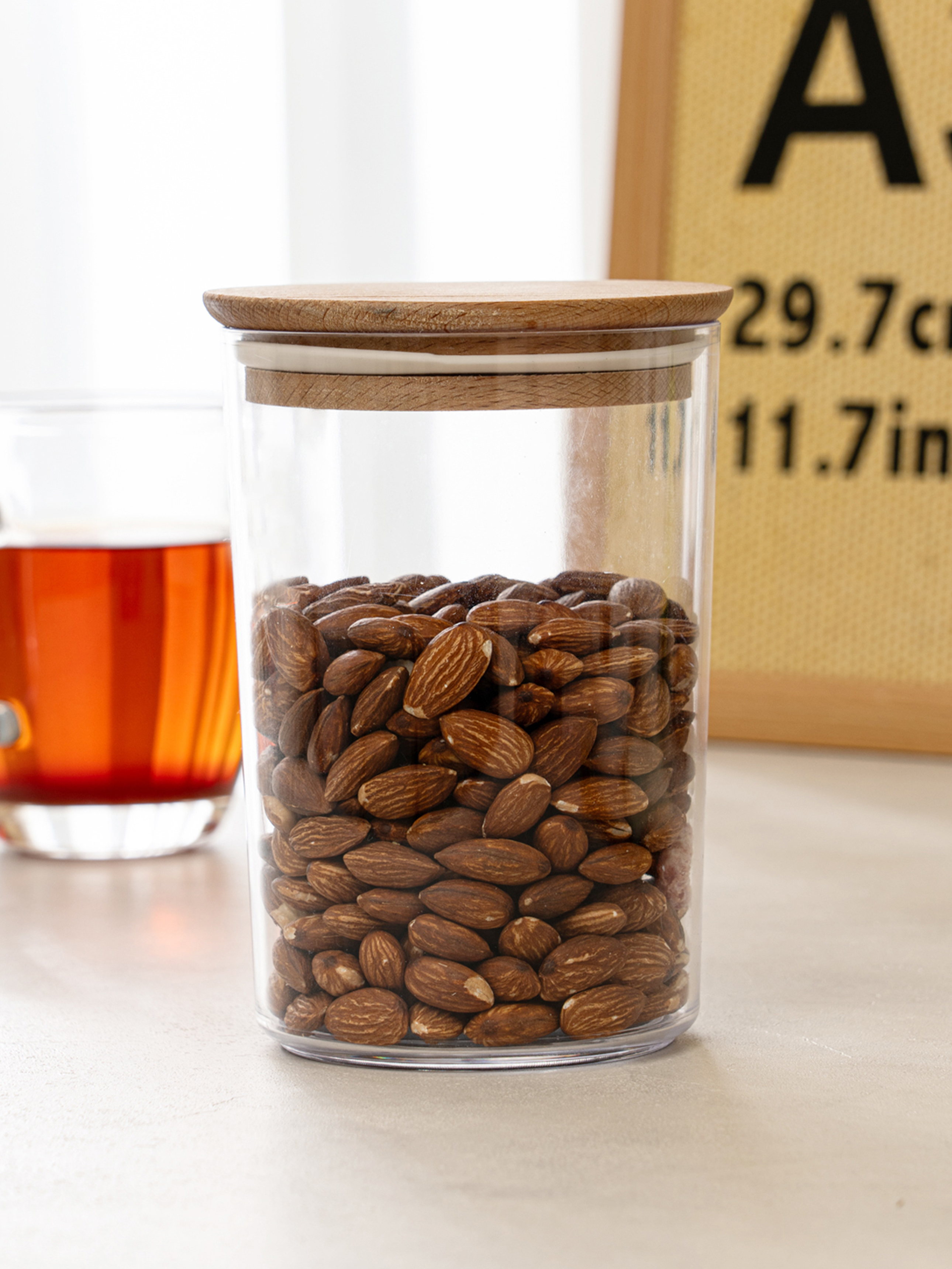 PS우드뚜껑원통보관함(약900 ml)