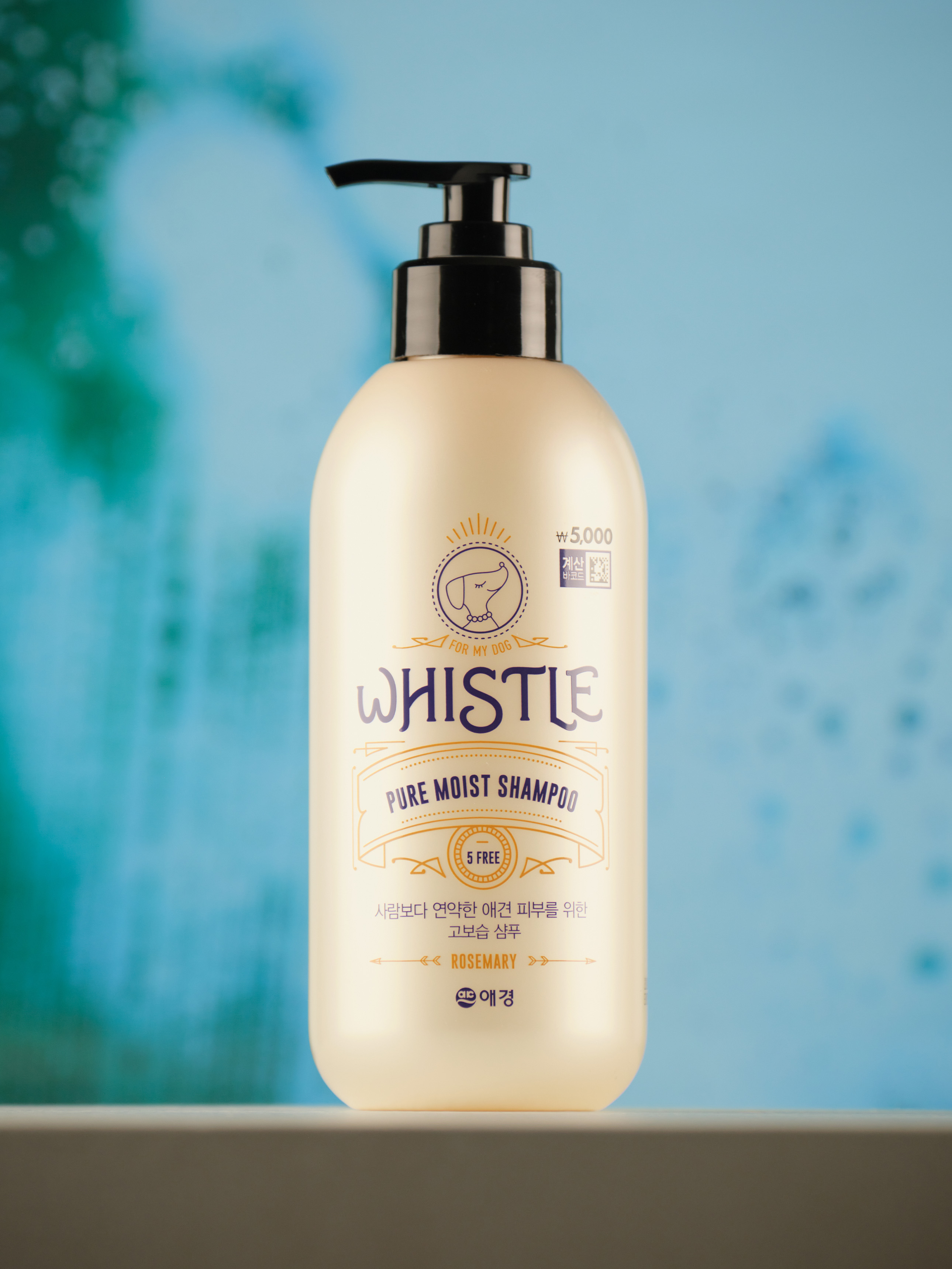[펫] 휘슬 퓨어모이스트 애견샴푸 500ml