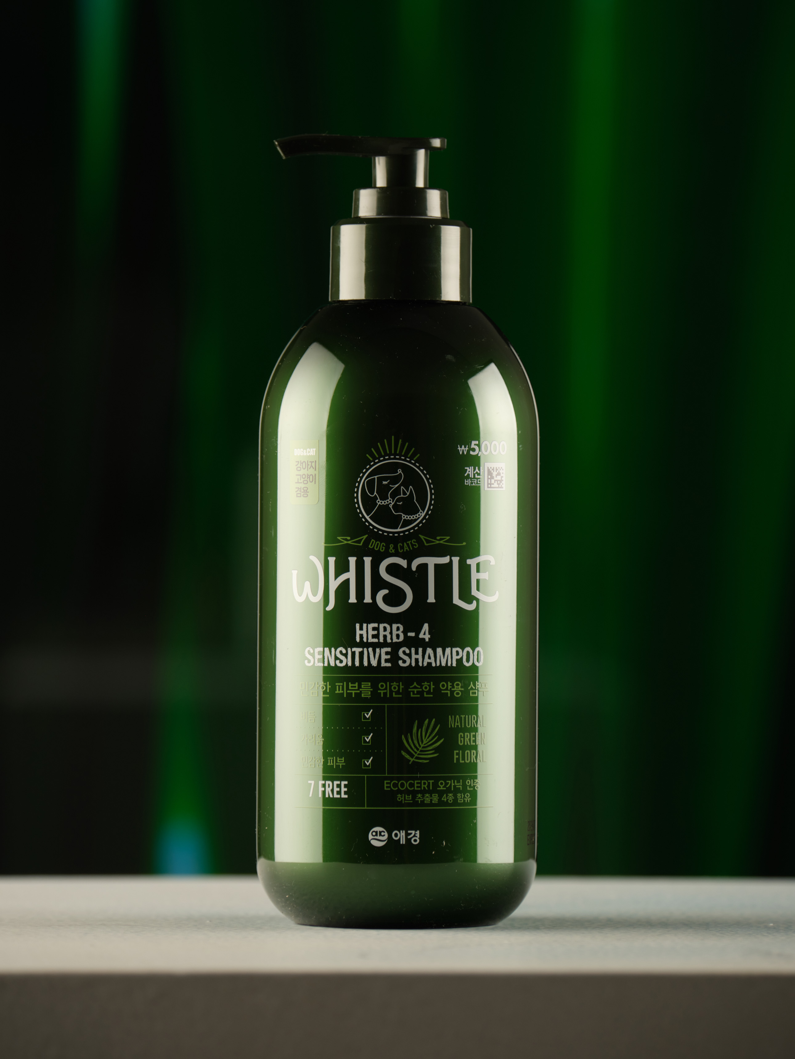 [펫] 휘슬 허브4 약용샴푸 500ml