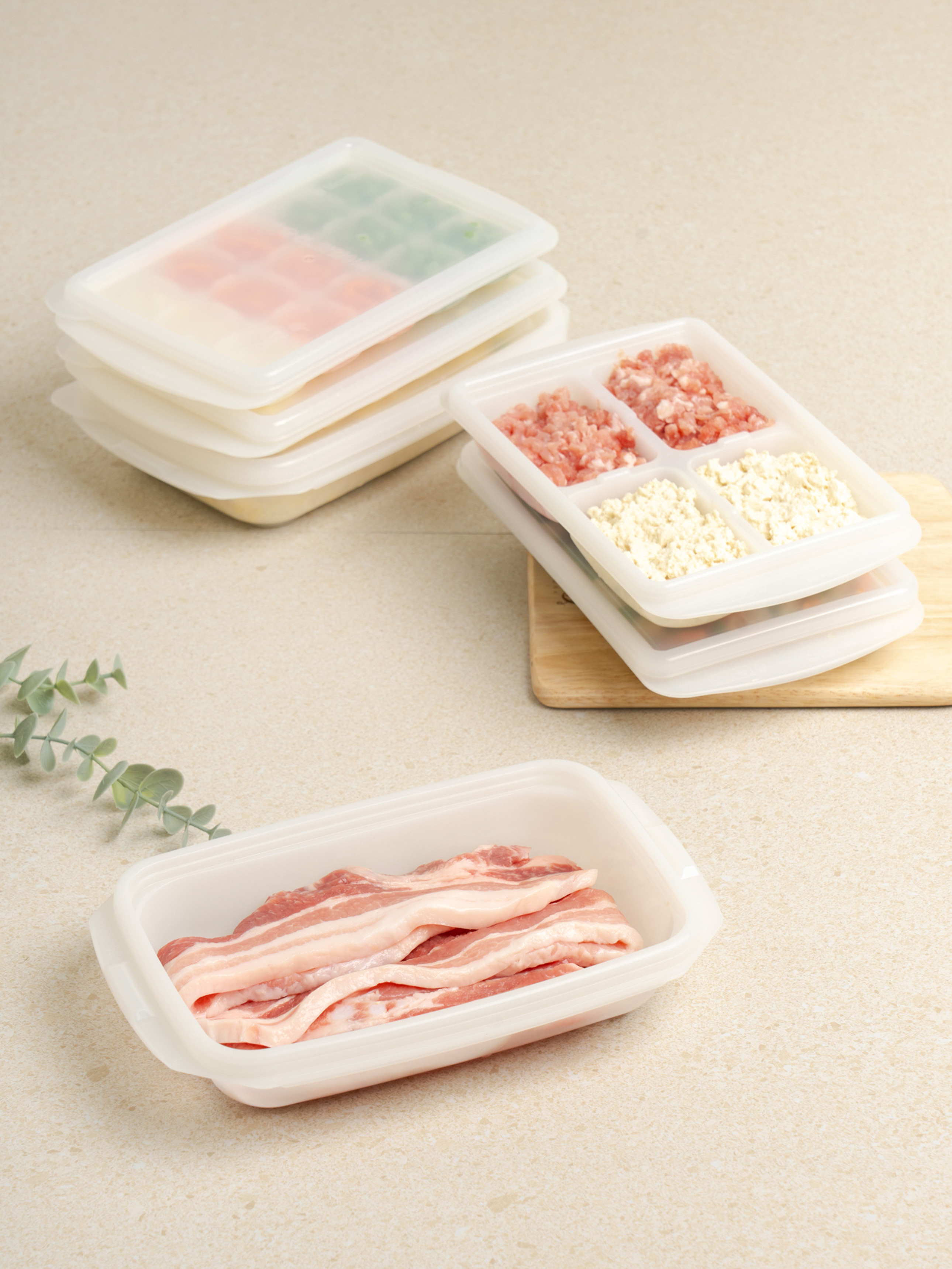 바닥을 누르면 쏙 빠지는 알알이쏙 용기 600ml X 1구
