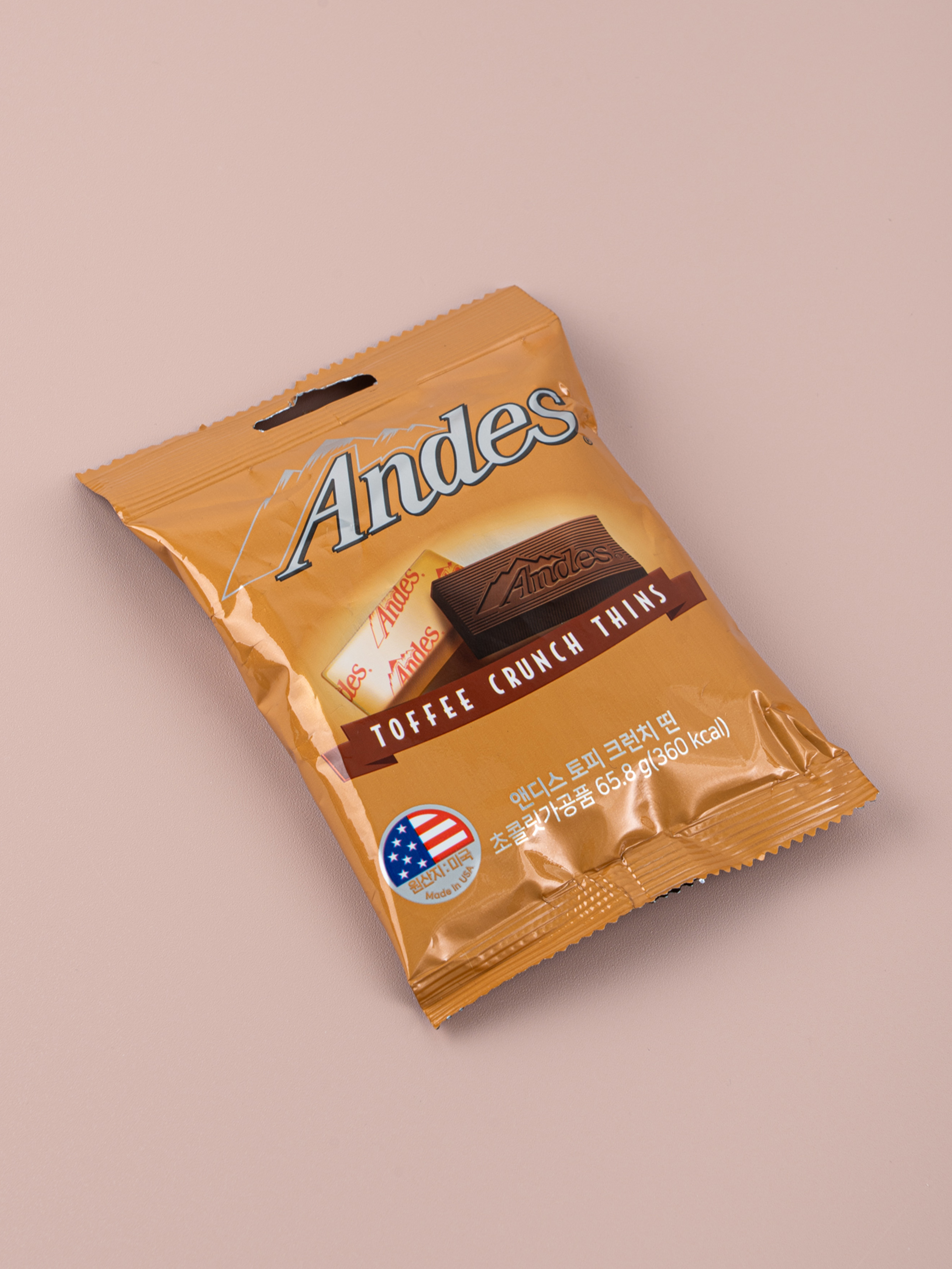 Шоколад Andes Toffee Crunch Thins, 65.8 г