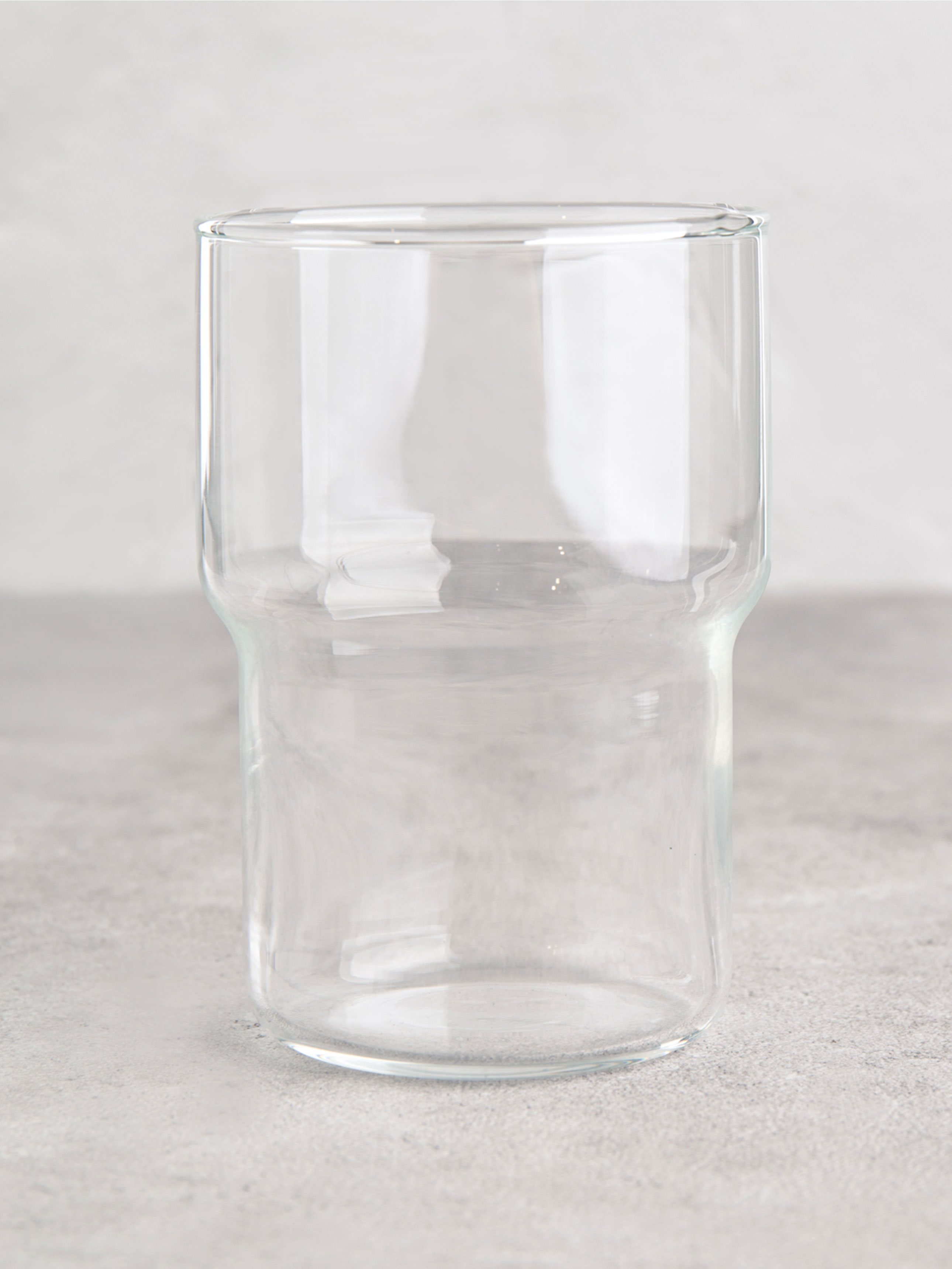 쌓을 수 있는 내열 유리컵 370 ml