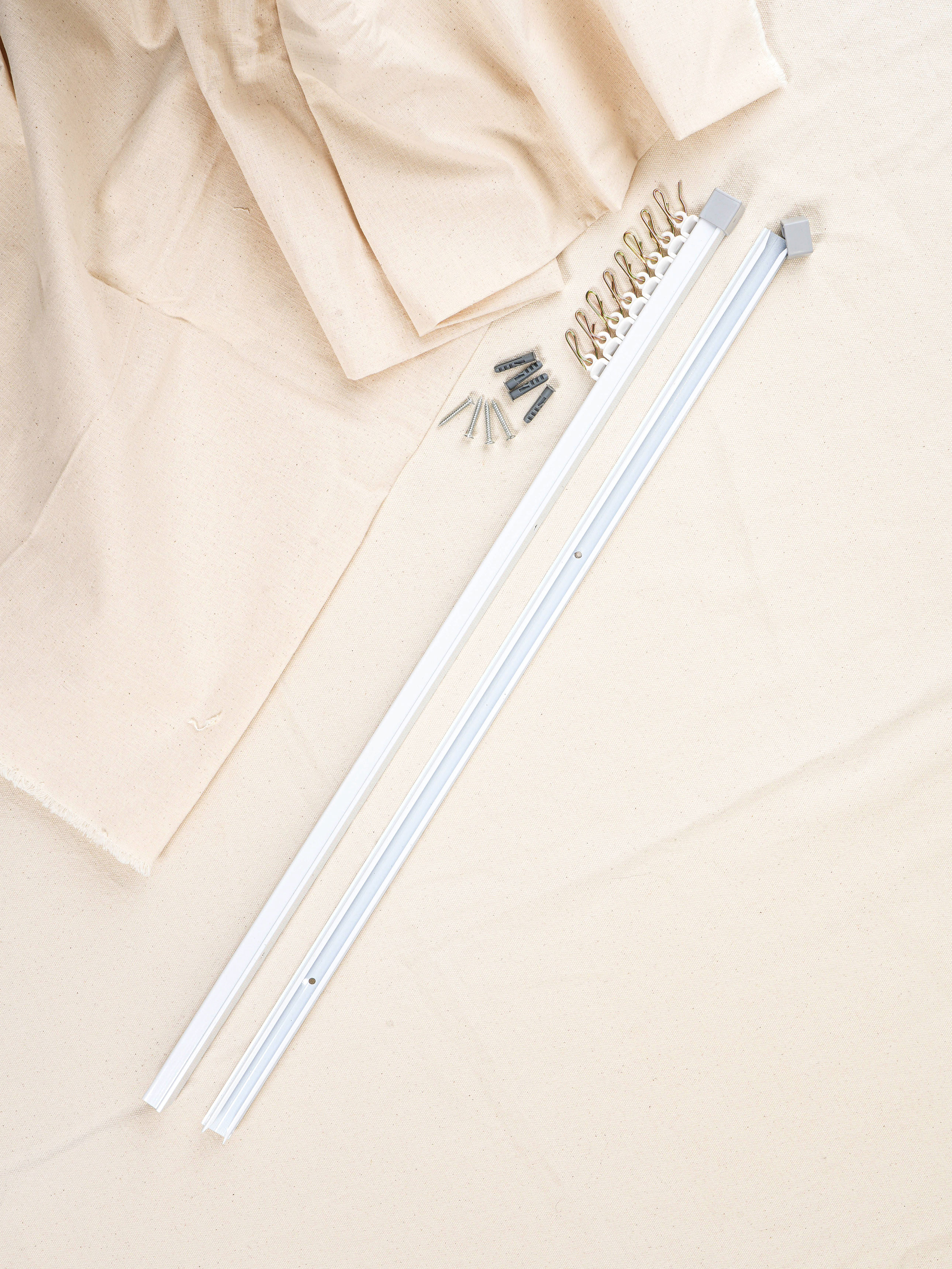 알루미늄 연장 커튼레일 60 ~ 120 cm