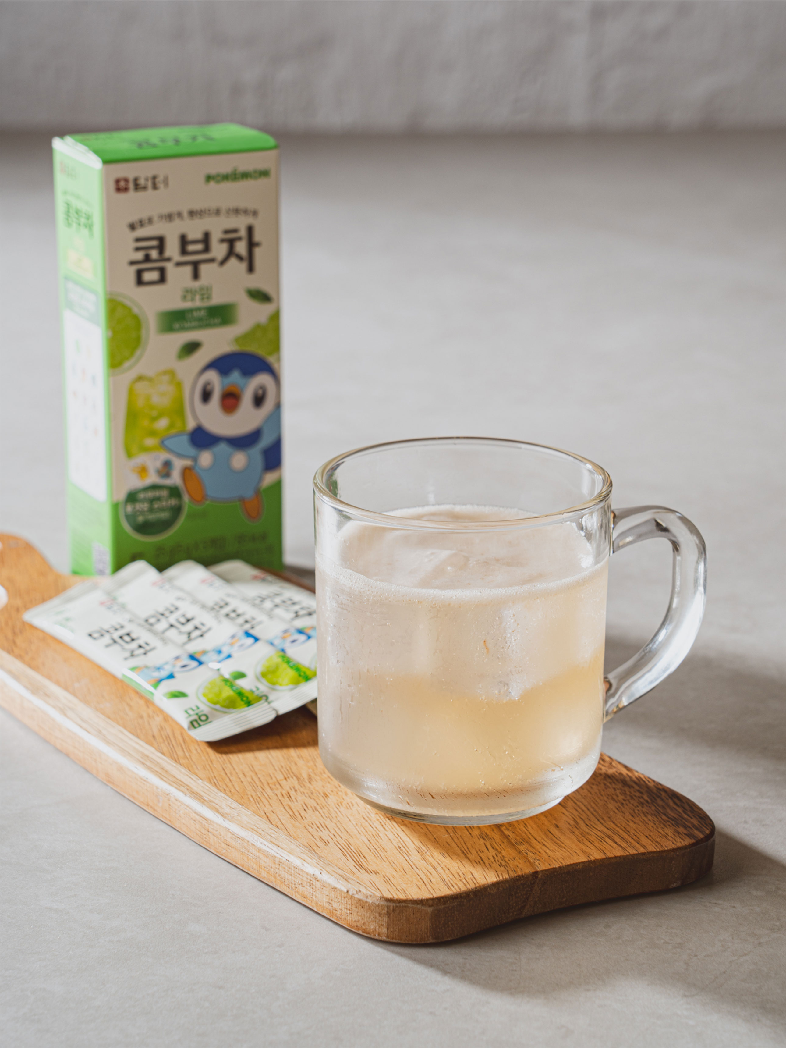 담터 포켓몬 콤부차 5개입 라임