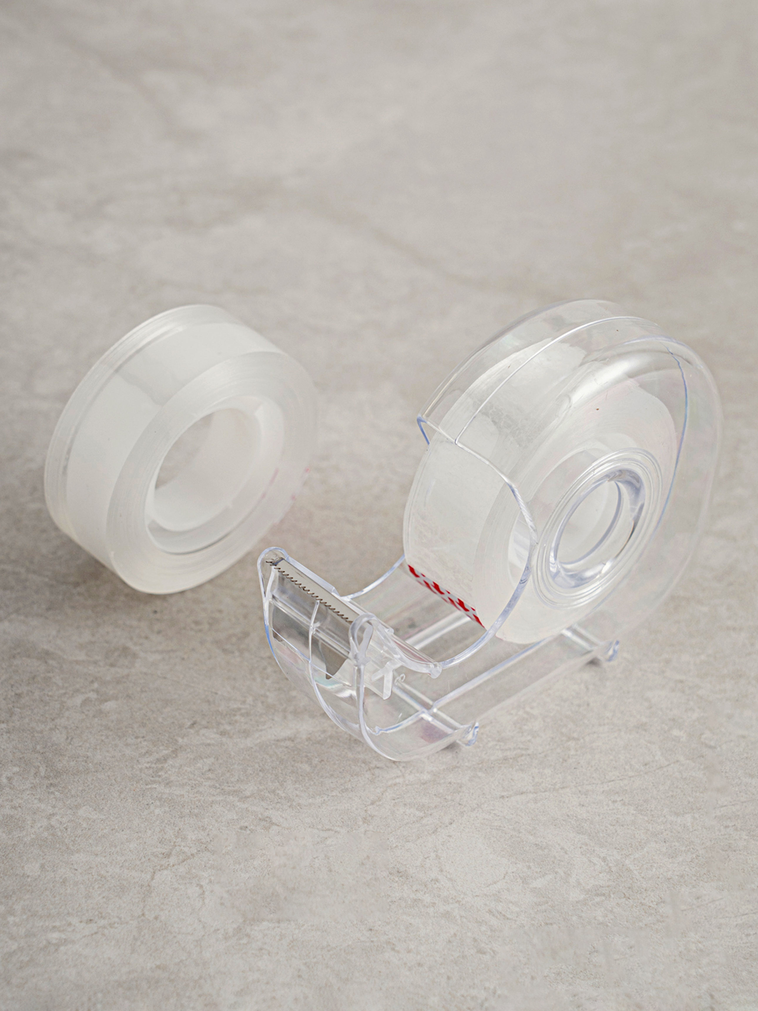 커터＆투명 테이프 18 mm X 25 m 2개입