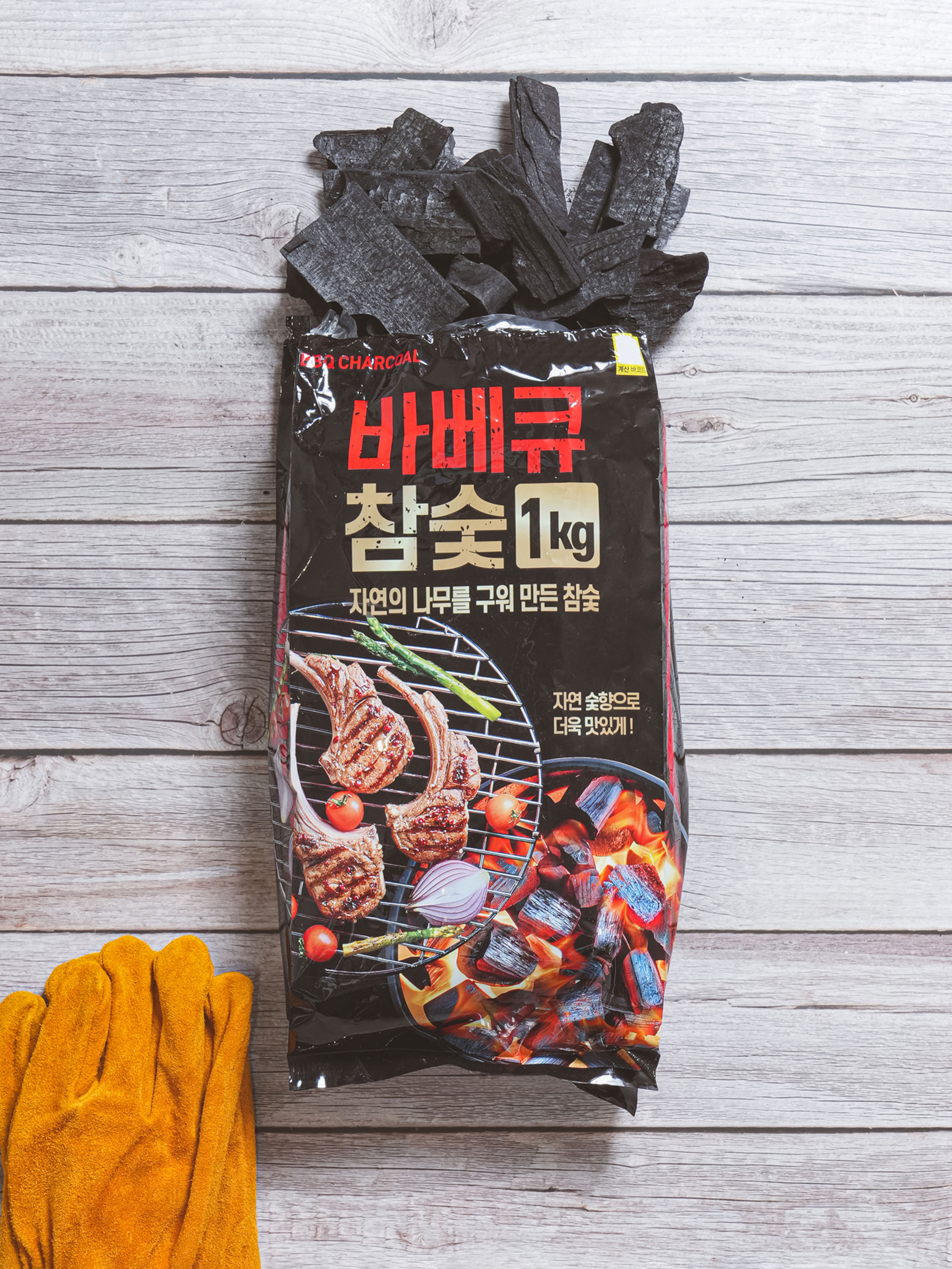 캠핑용 바베큐 참숯 1 kg