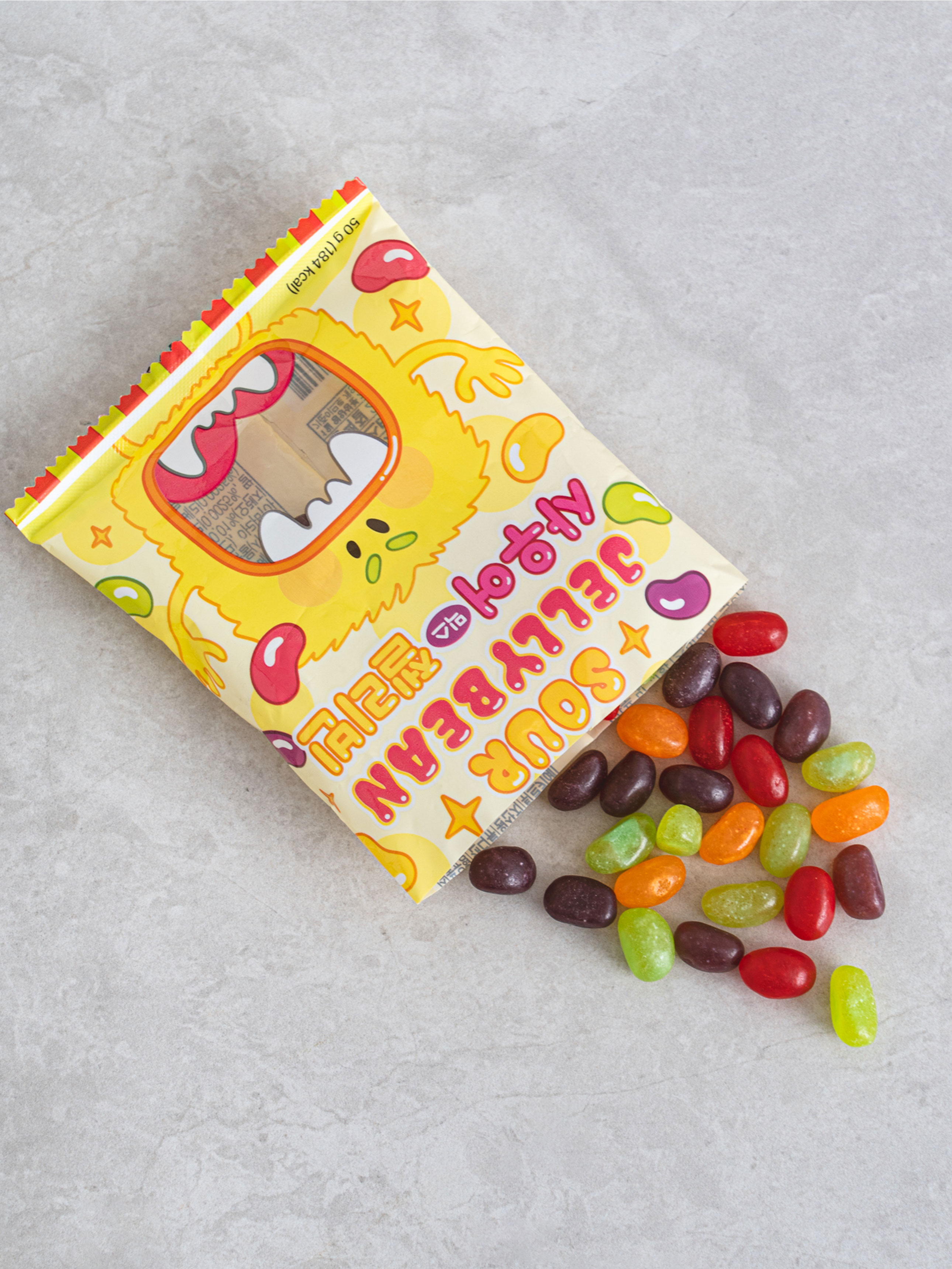 Кислые мармеладные бобы Sour Mix 50 г