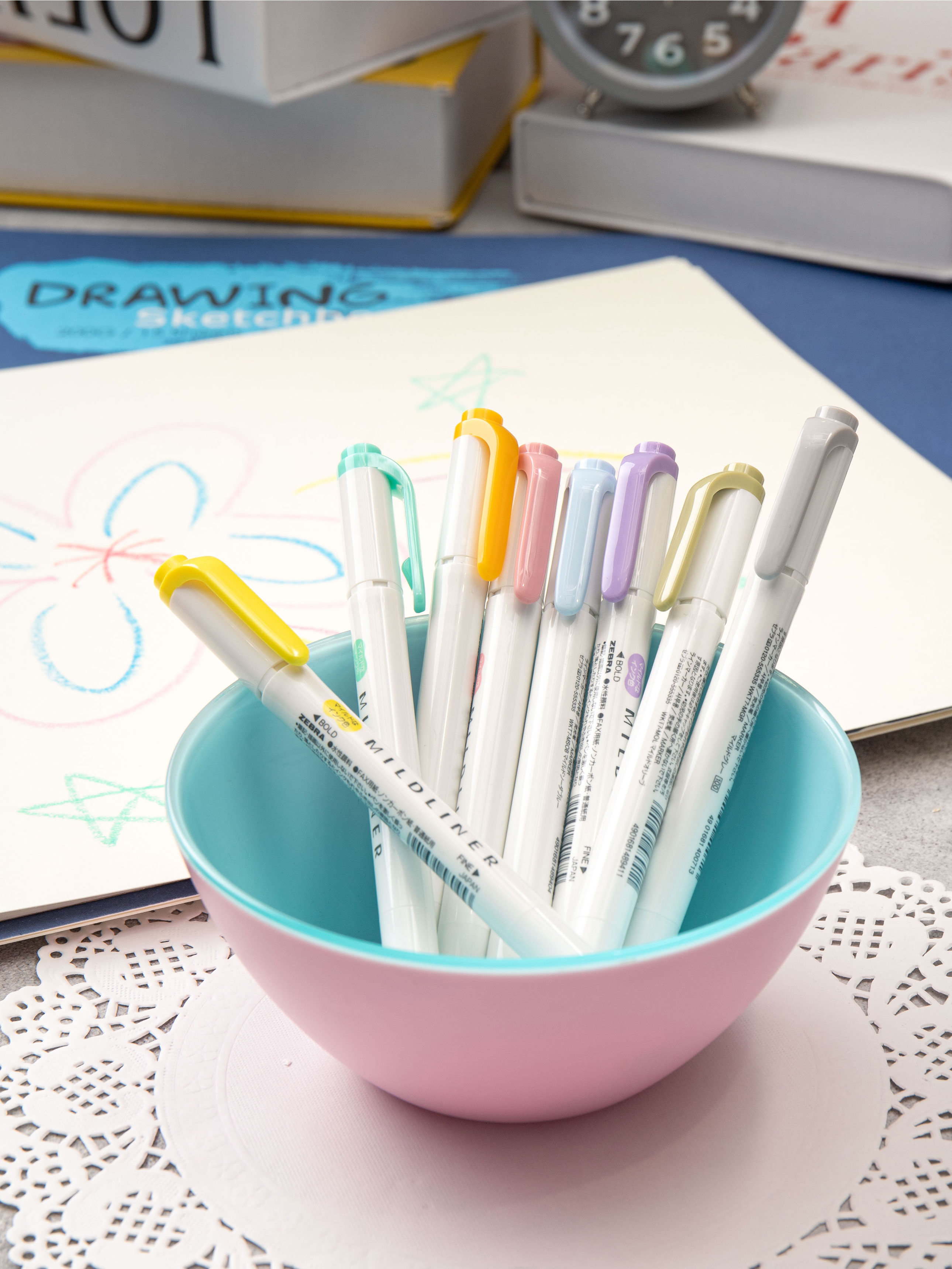 Текстовыделитель Zebra Mildliner Twin лимонно-желтый