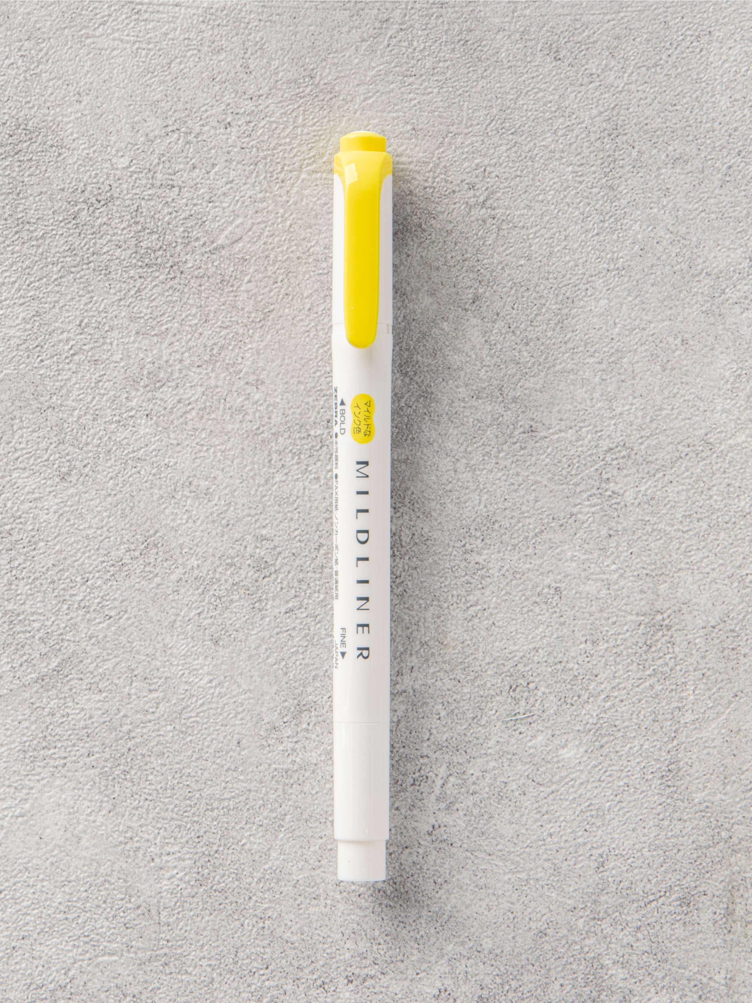 Текстовыделитель Zebra Mildliner Twin лимонно-желтый